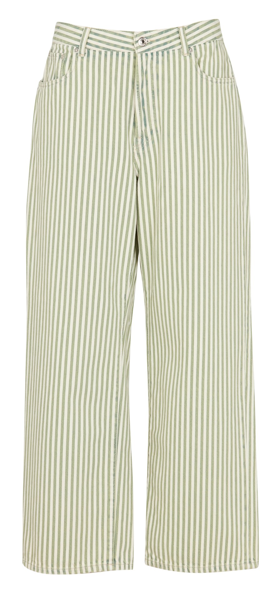 Wide striped cotton jeans BELLEROSE Blue