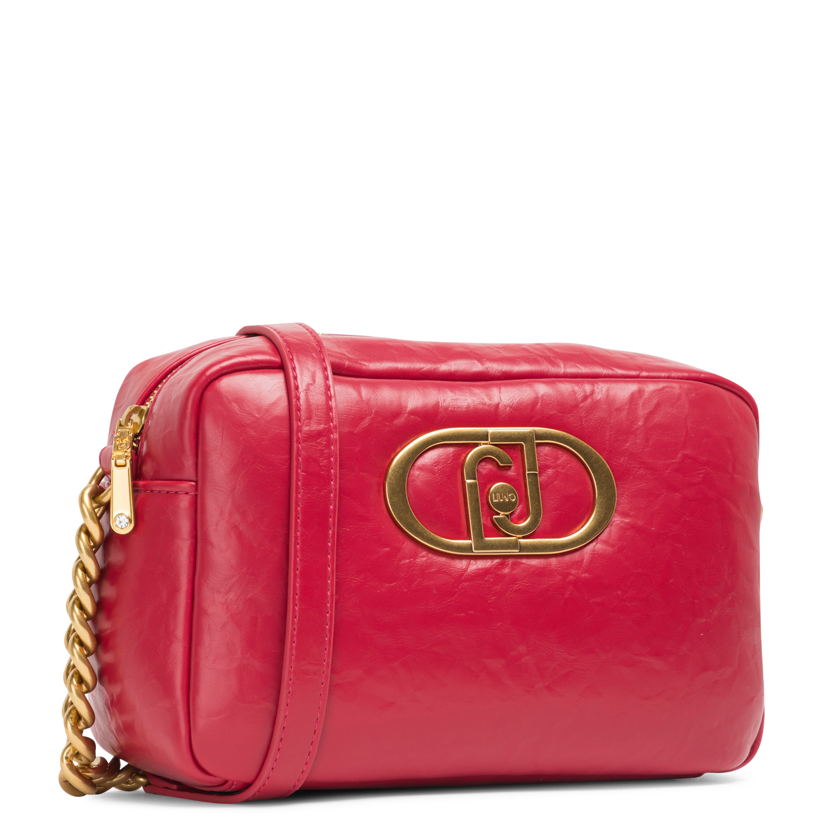 Sac bandoulière effet cuir LIU JO Rose