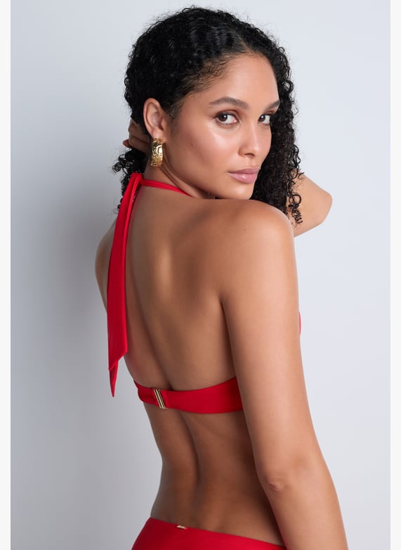 Underwired triangle bikini top | Red by AUBADE Underwired triangle bikini top Red