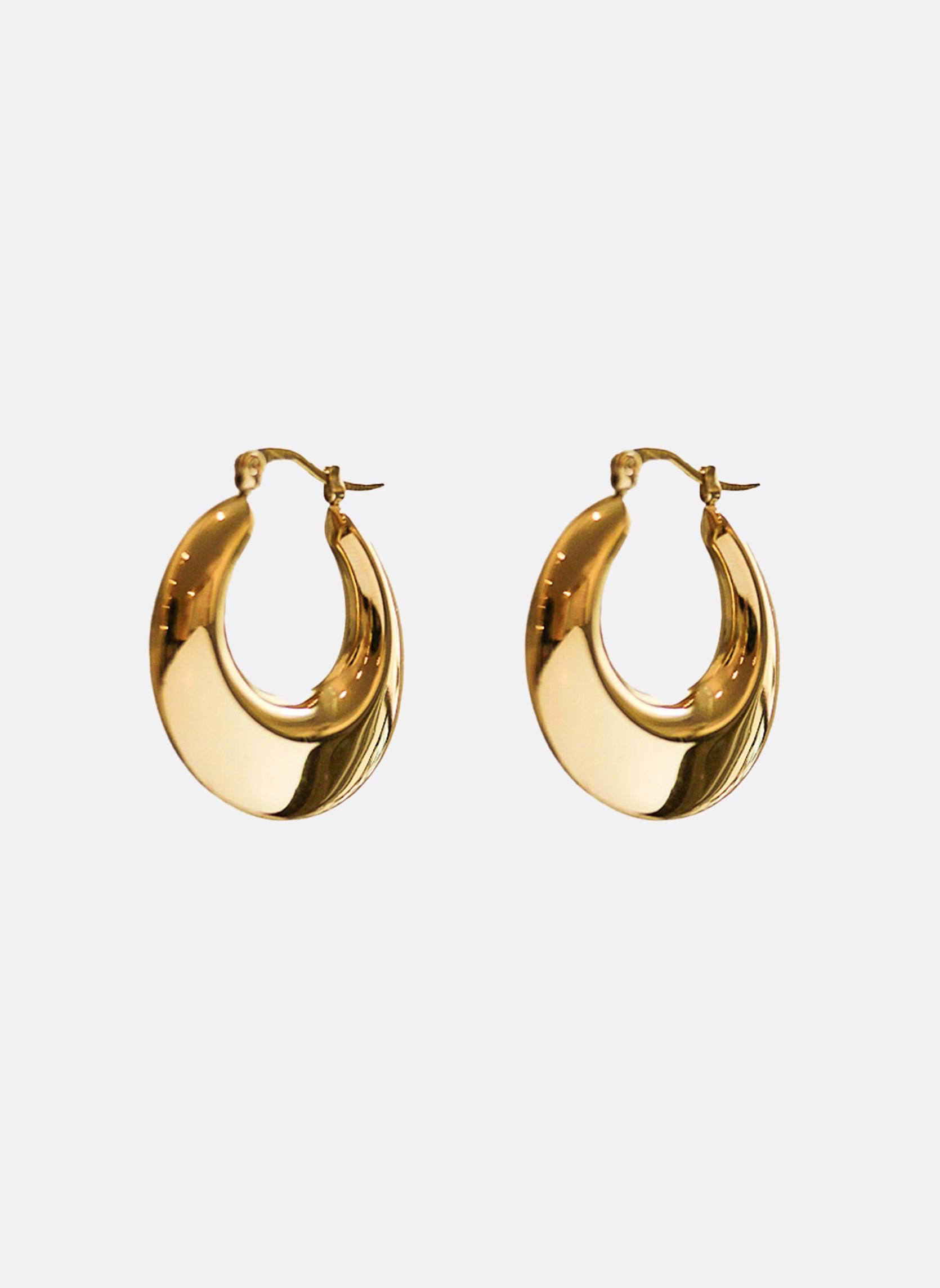 Hoops Earrings AEC Paris Golden