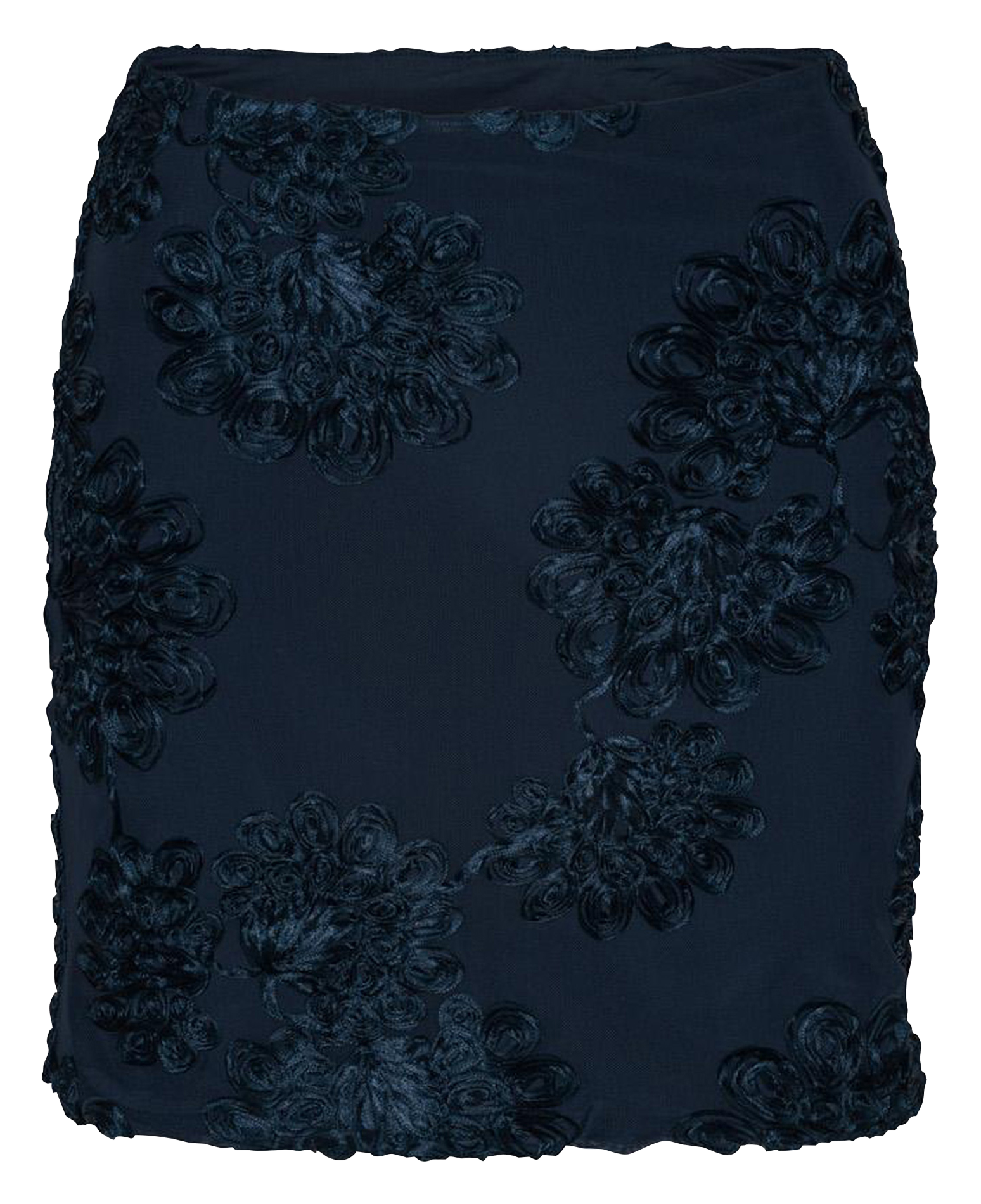 Short skirt in 3D knit ROTATE Blue