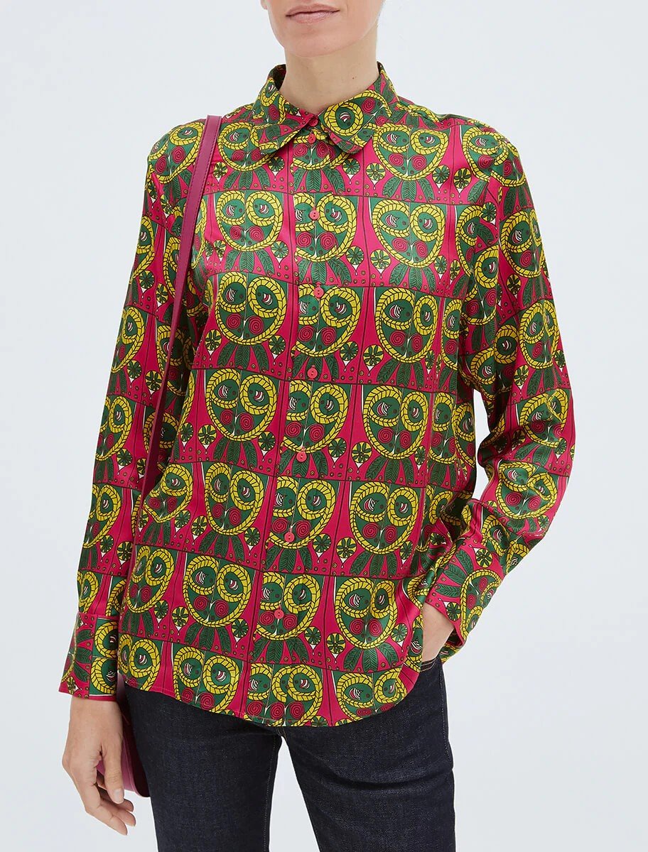 Chemise INES DE LA FRESSANGE - Seconde main Vert