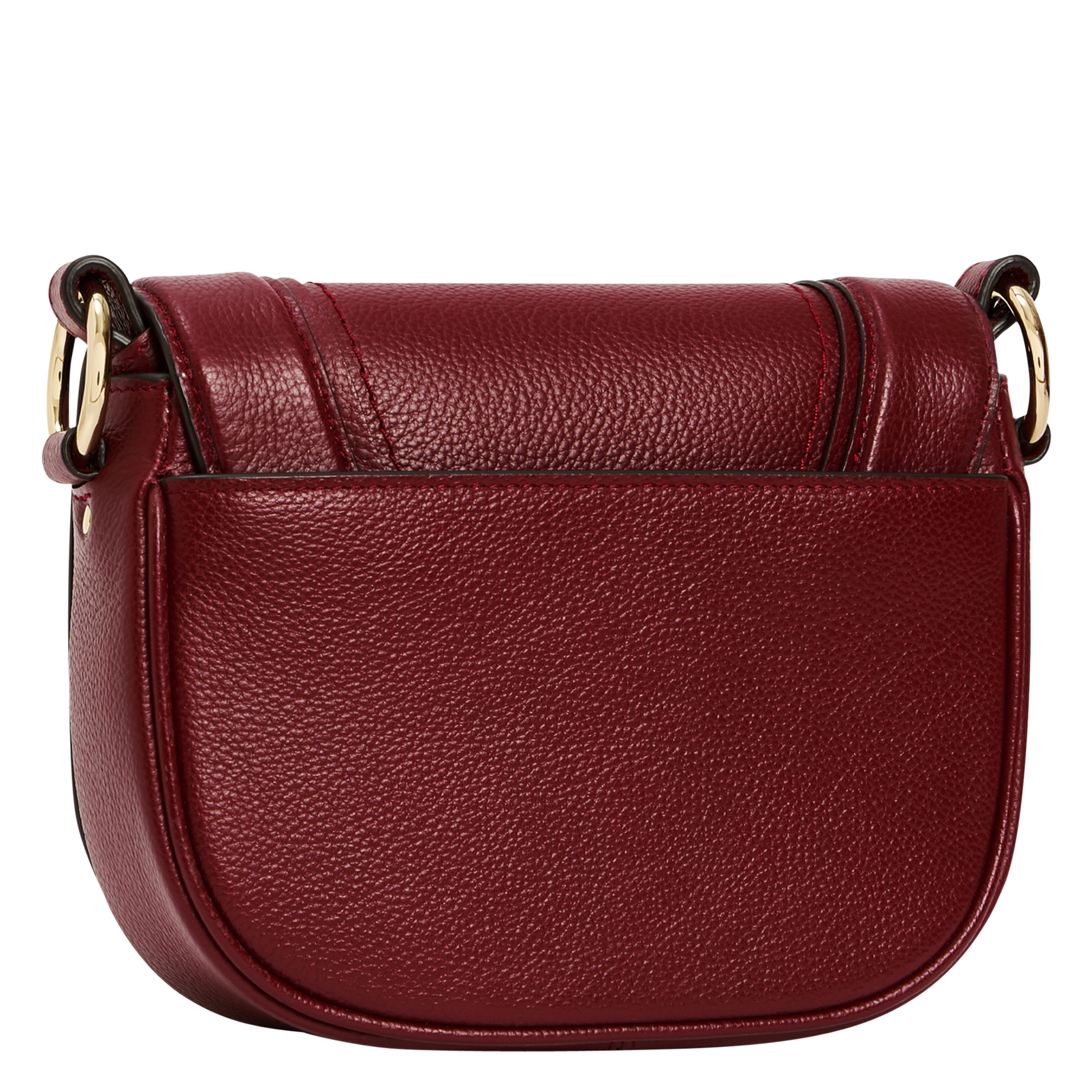 Sac bandoulière en cuir LE TANNEUR Rouge