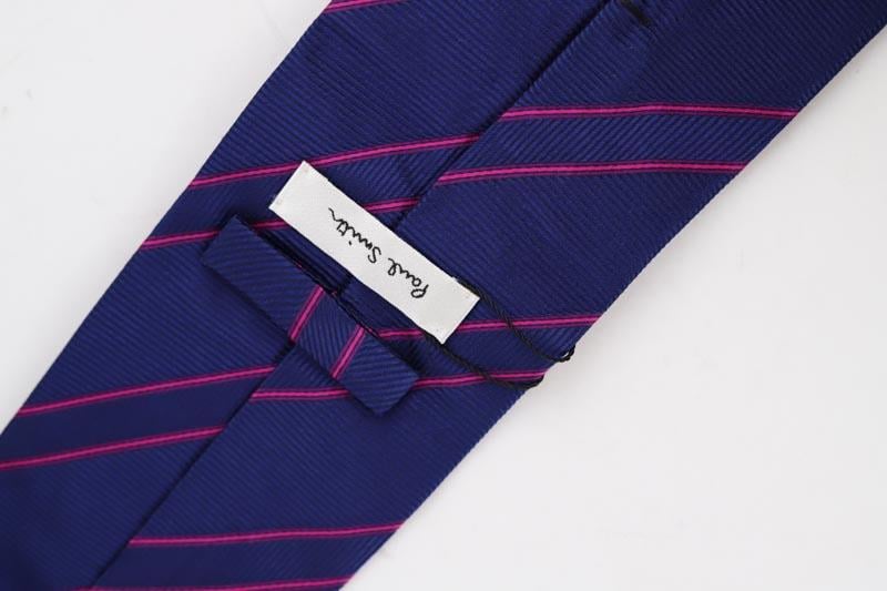 Navelli silk tie PAUL SMITH - Seconde main Blue
