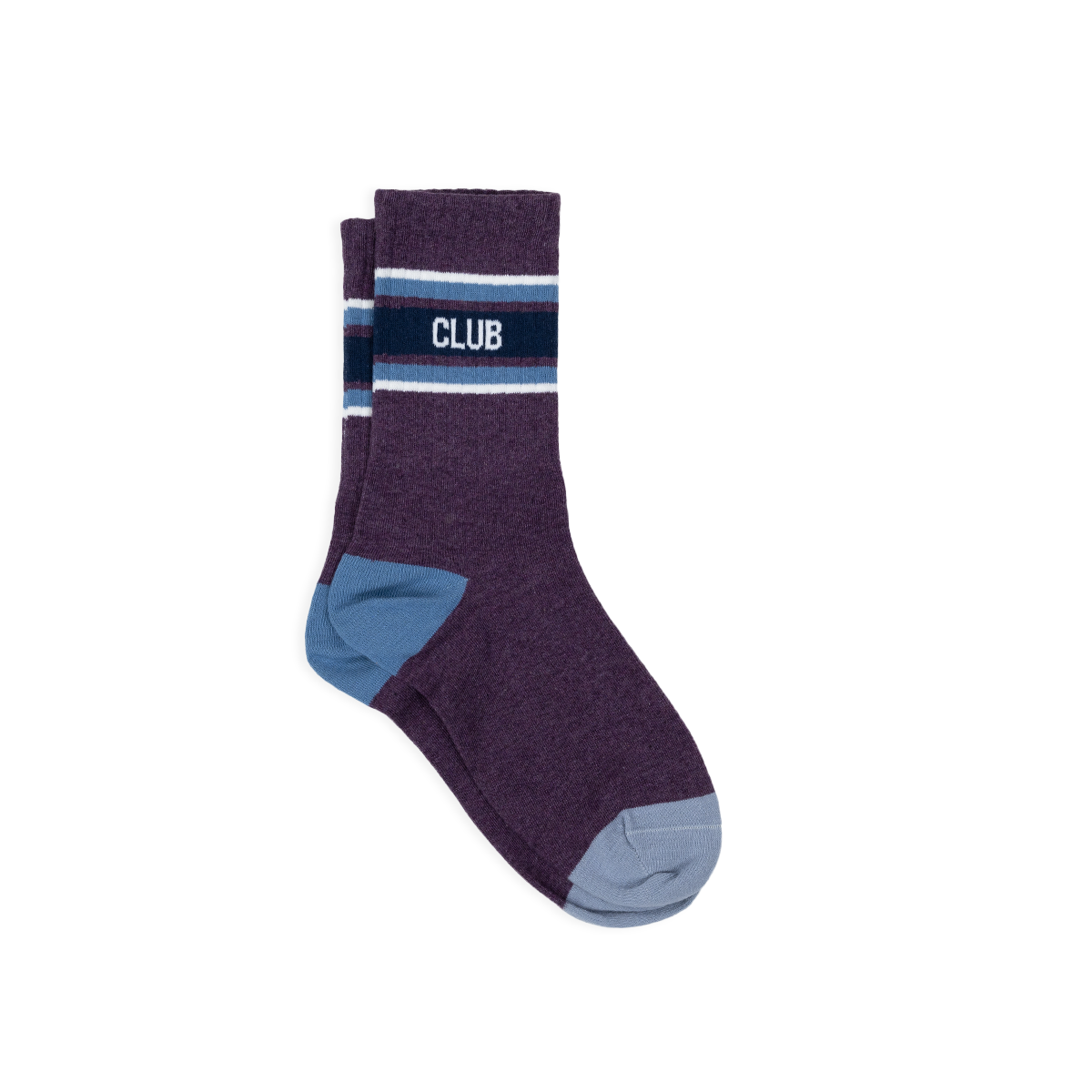 Combed Cotton Retro Socks BILLYBELT Purple