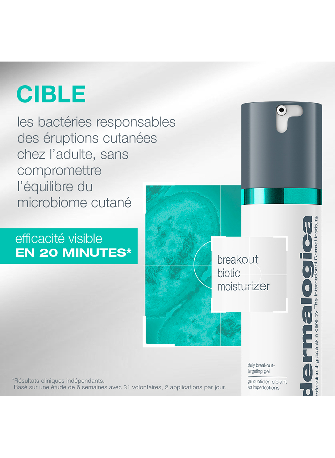 Breakout biotic moisturizer DERMALOGICA No color