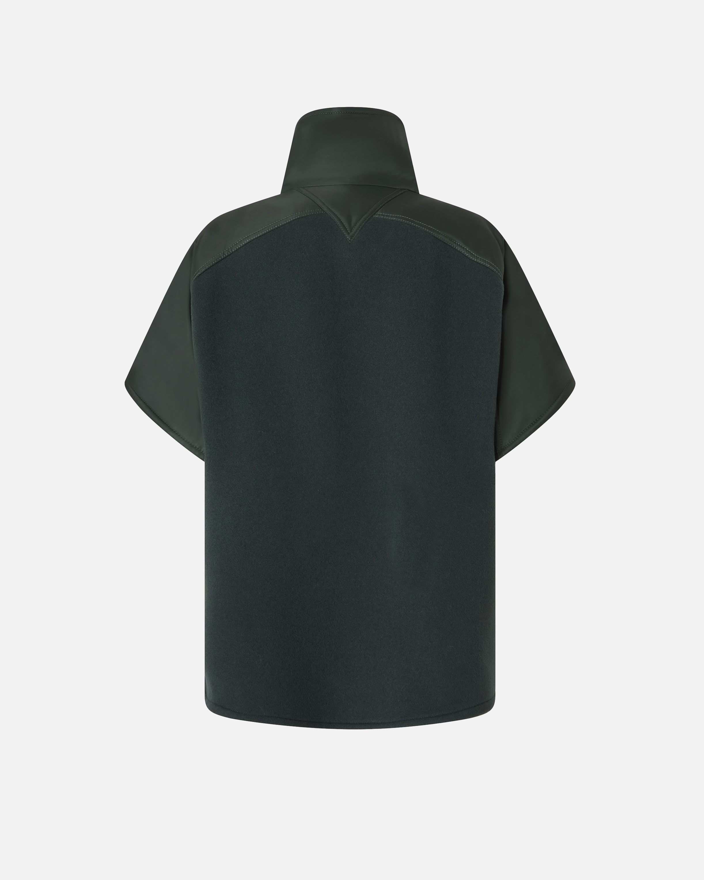 High-neck wool cape PINKO Multicolored