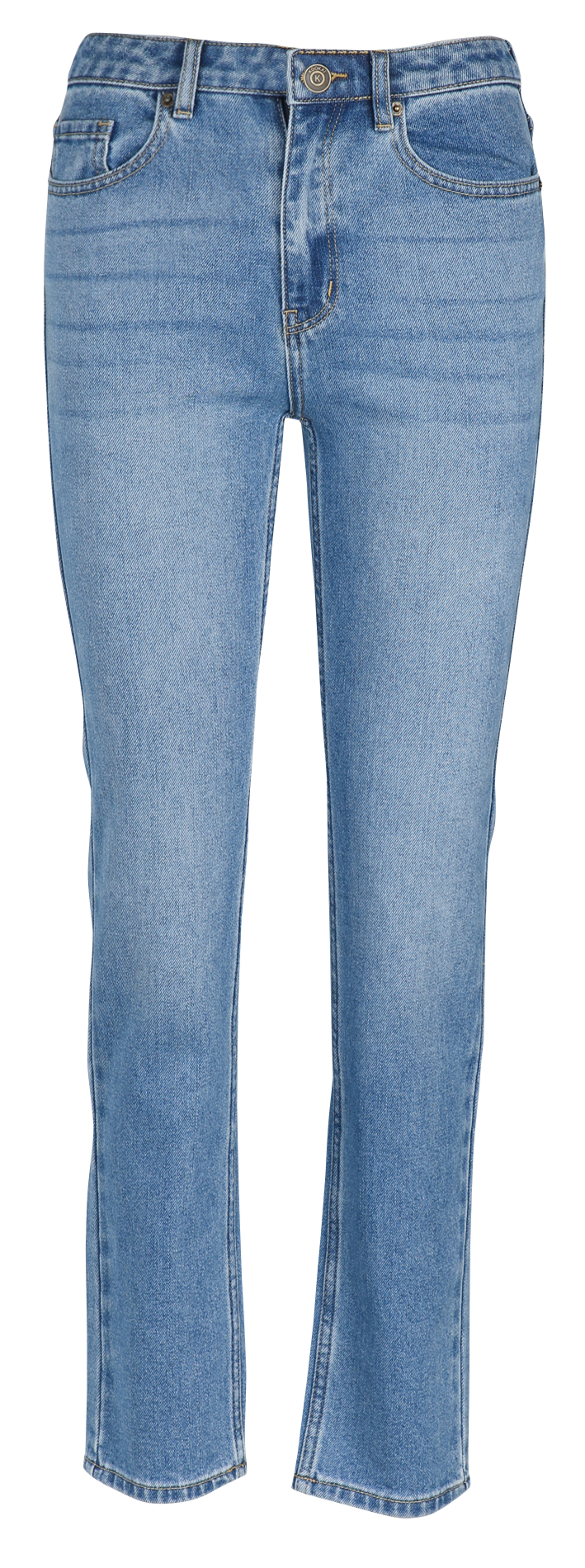 Cotton-blend straight jeans KOOKAI Blue