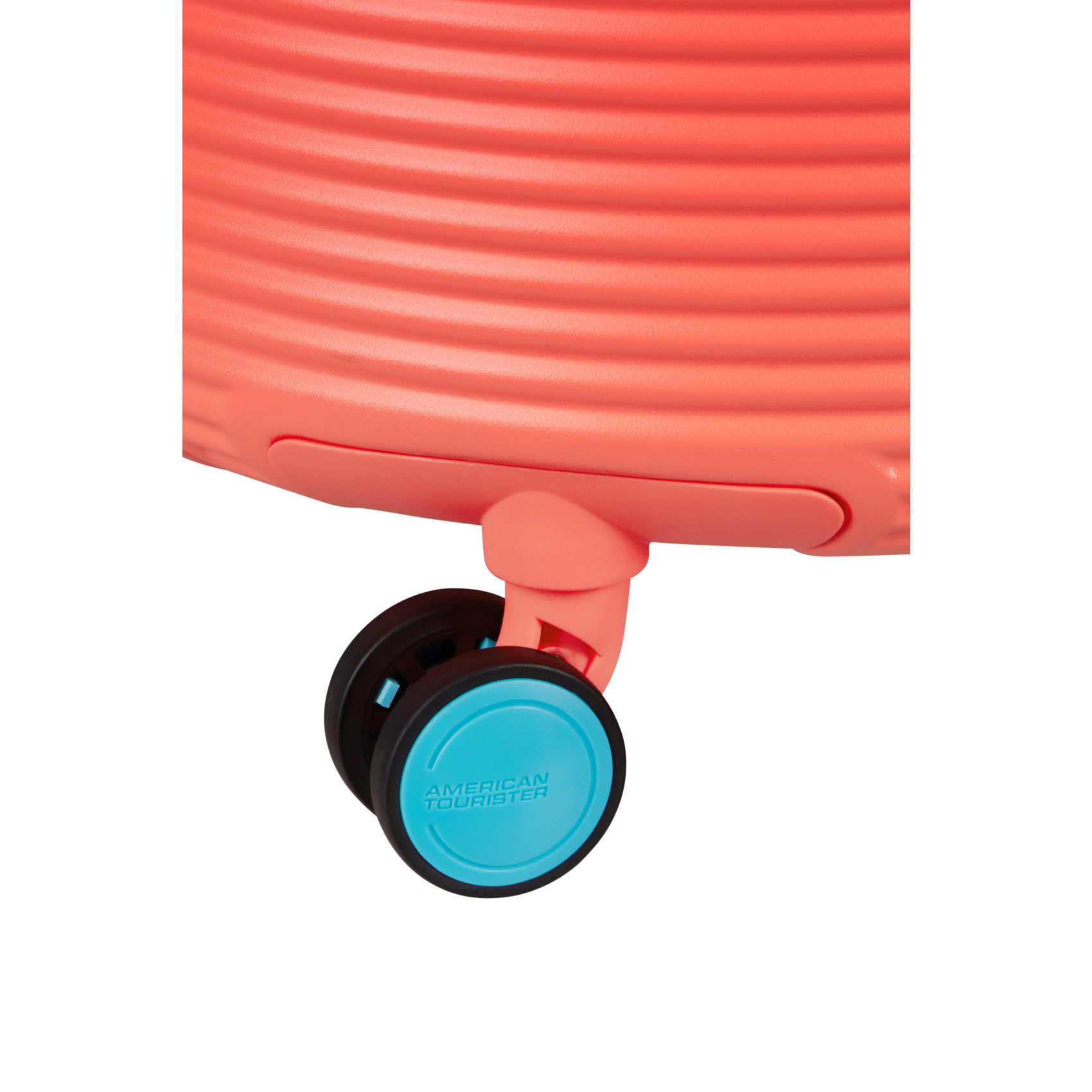 Rolling suitcase 4 wheels size small Orange