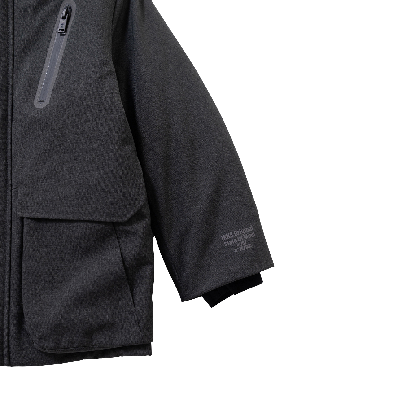 Parka col montant IKKS JUNIOR Gris