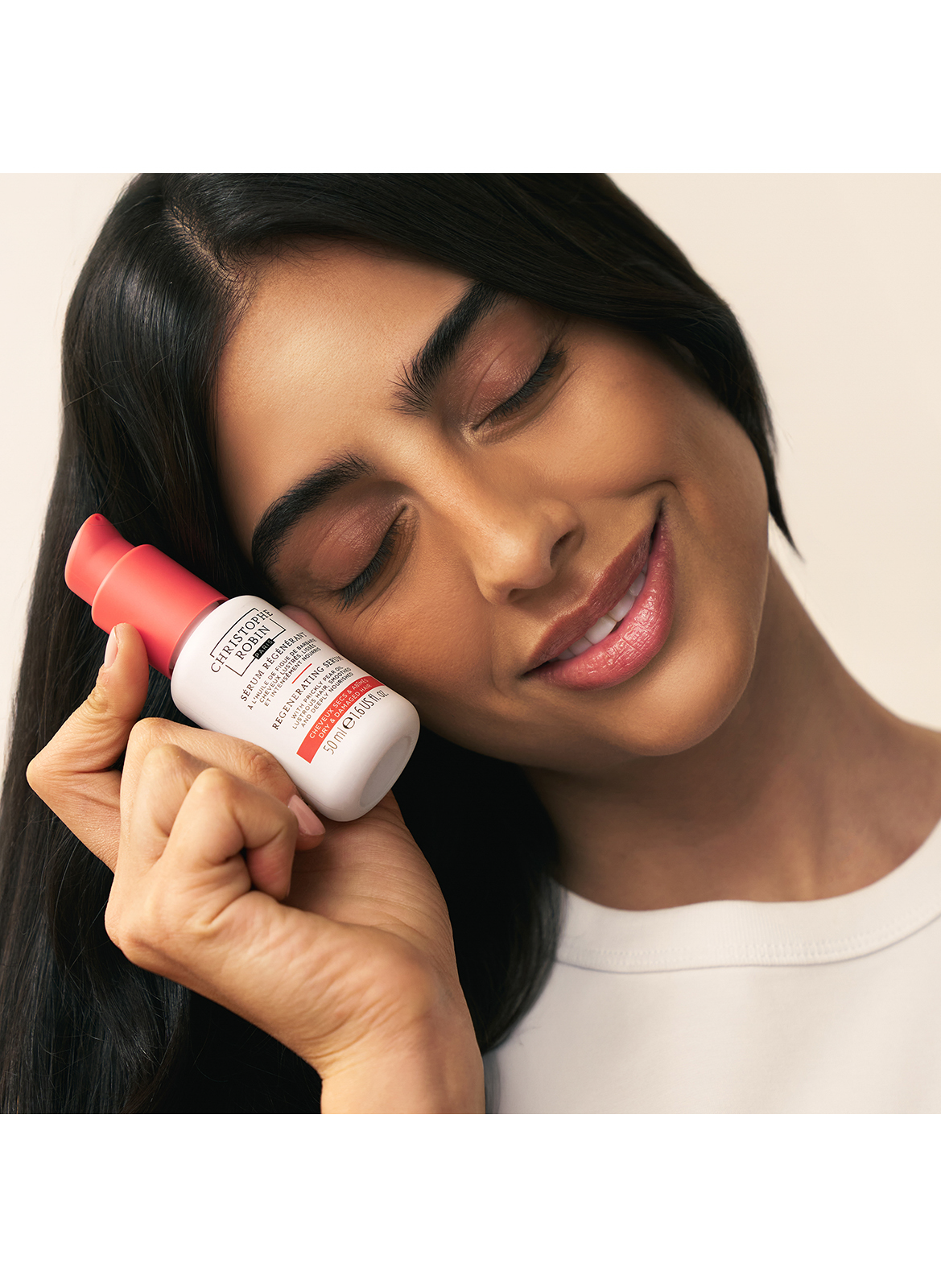 Regenerierendes Haarserum mit Kaktusfeigenöl CHRISTOPHE ROBIN No color