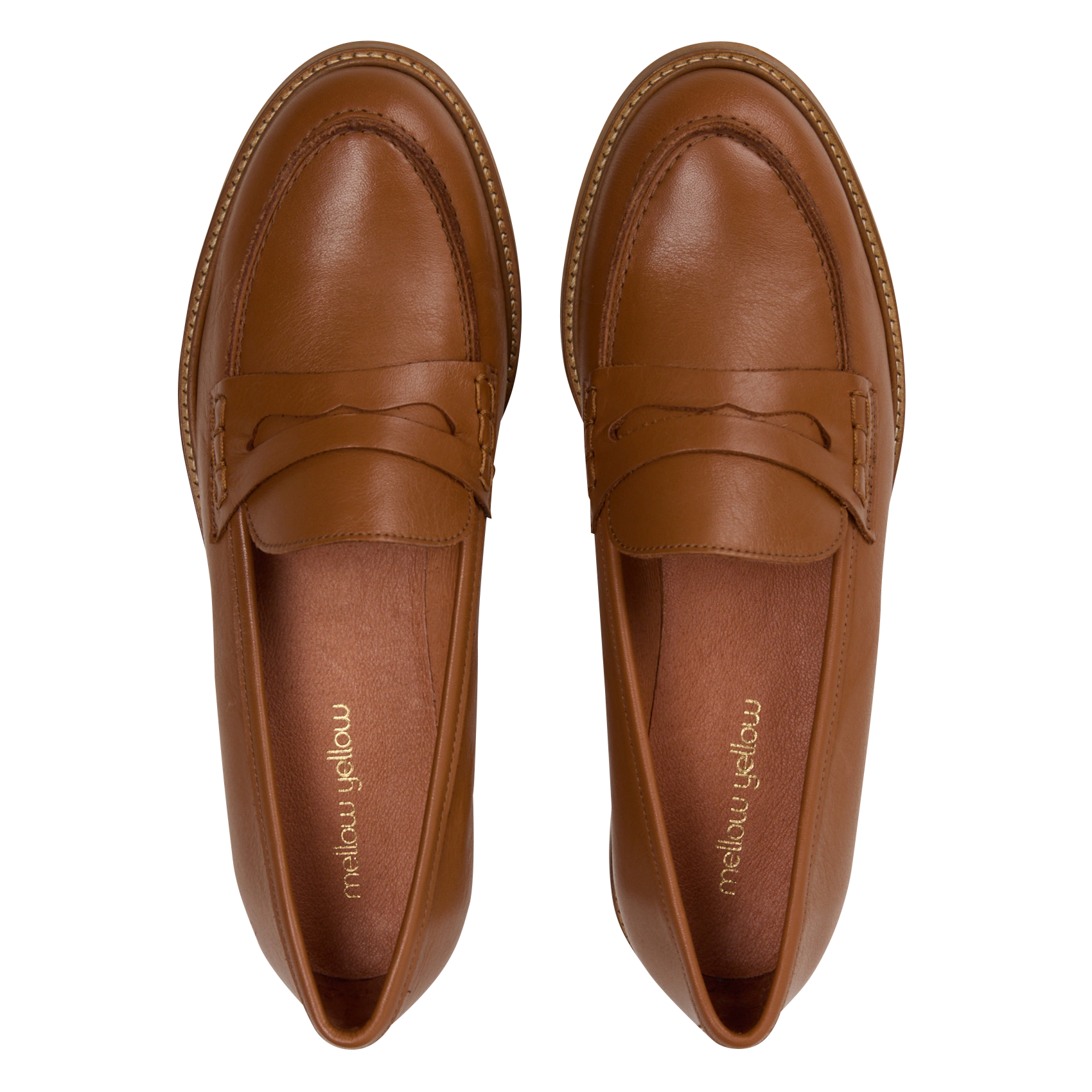Mocassins en cuir MELLOW YELLOW Marron