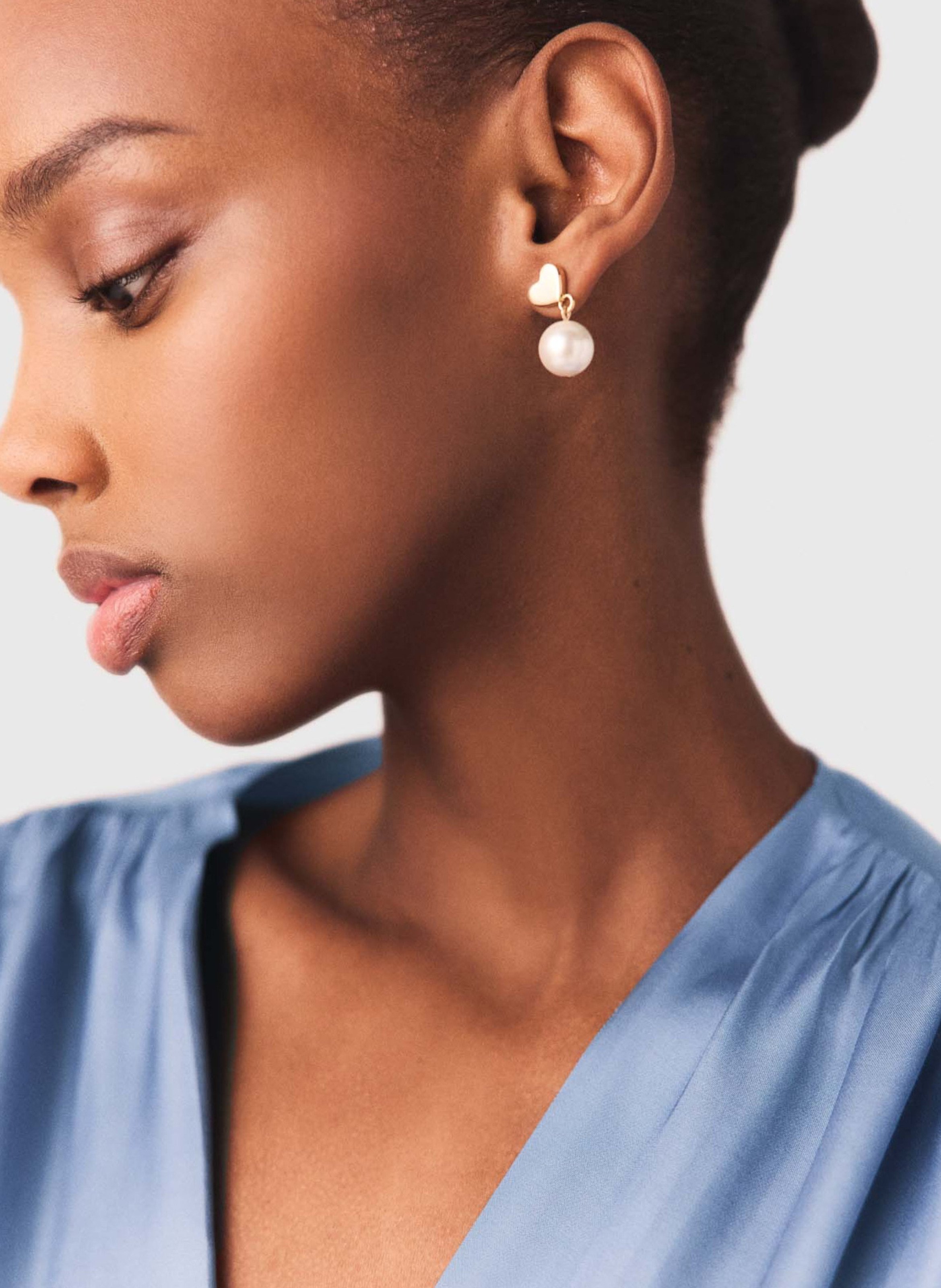 Boucles d'oreilles en laiton MAJE Doré