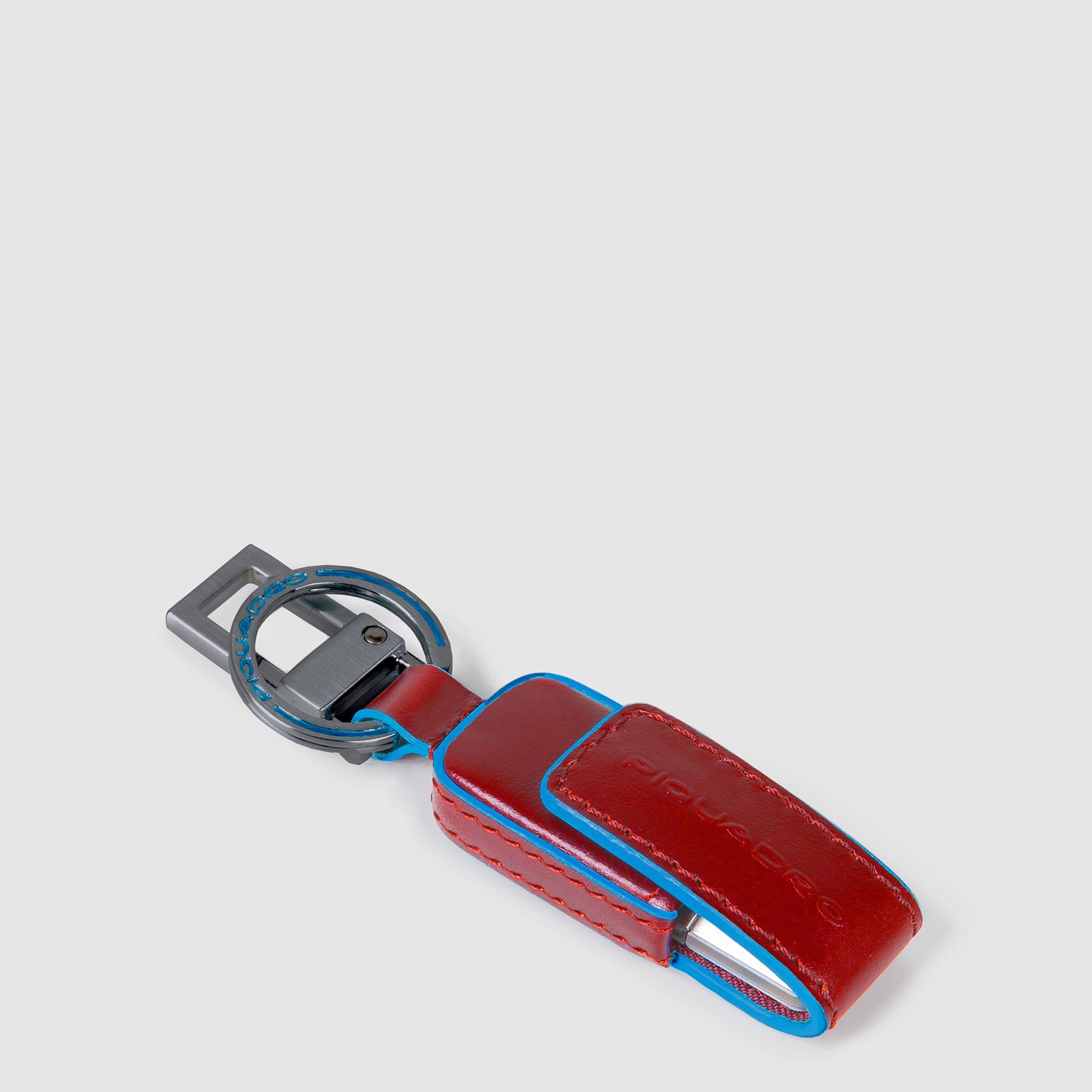 Keychain with 256GB USB flash drive PIQUADRO Red
