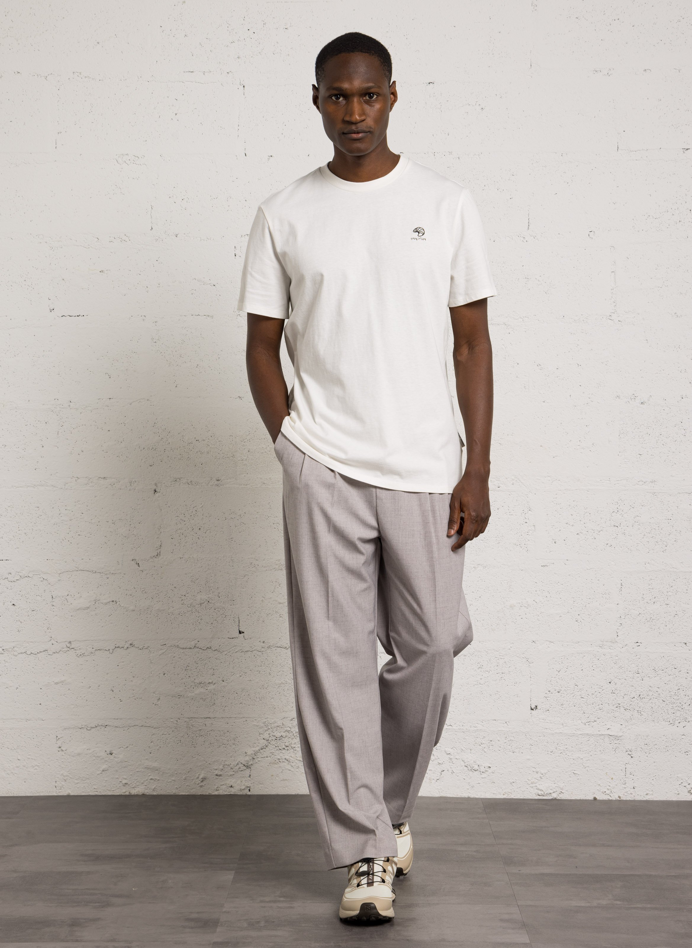 Camiseta holgada de algodón CASUAL FRIDAY Blanco