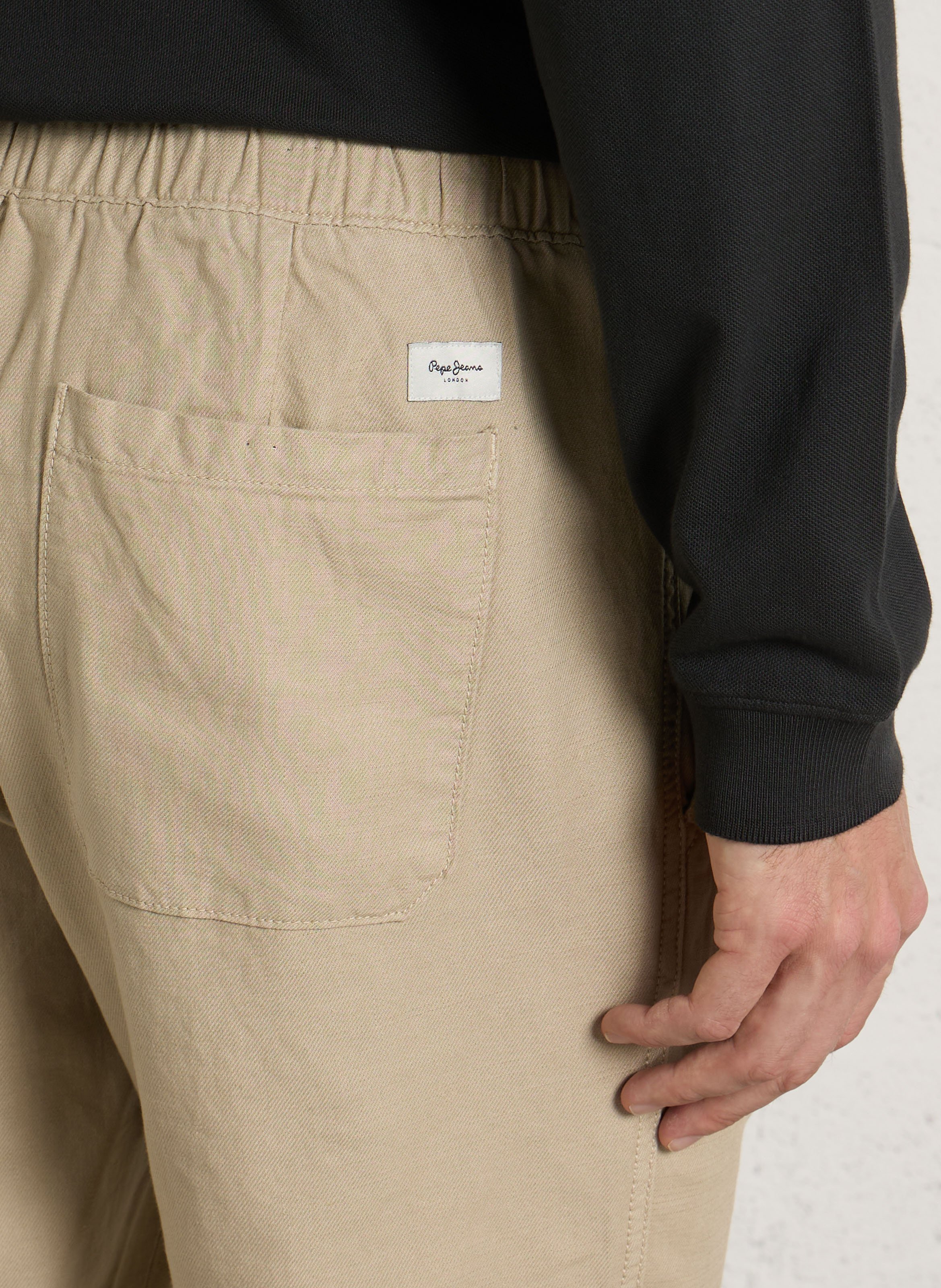 Carrot trousers PEPE JEANS Beige