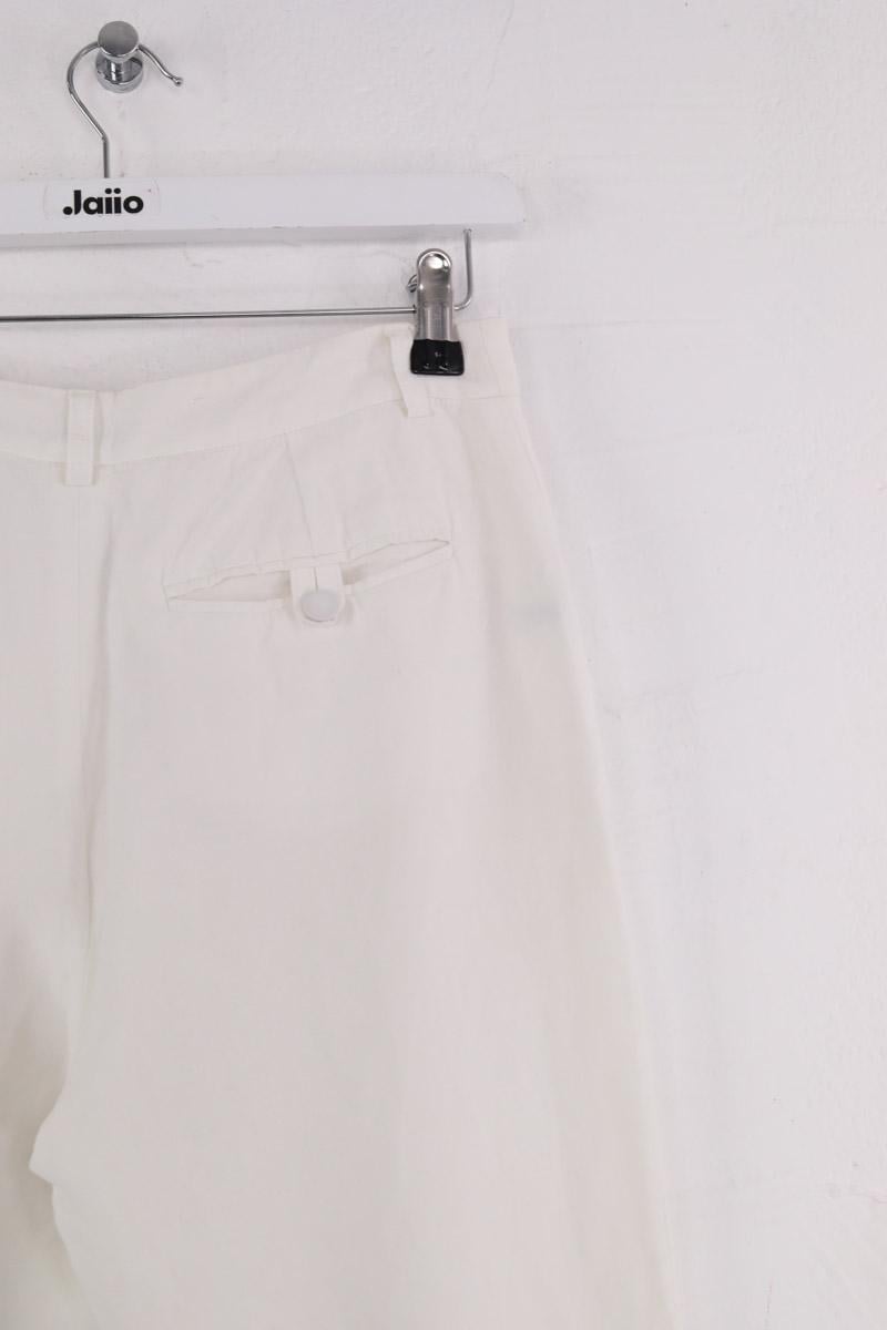Straight-cut pants AGNES B. - Seconde Main White