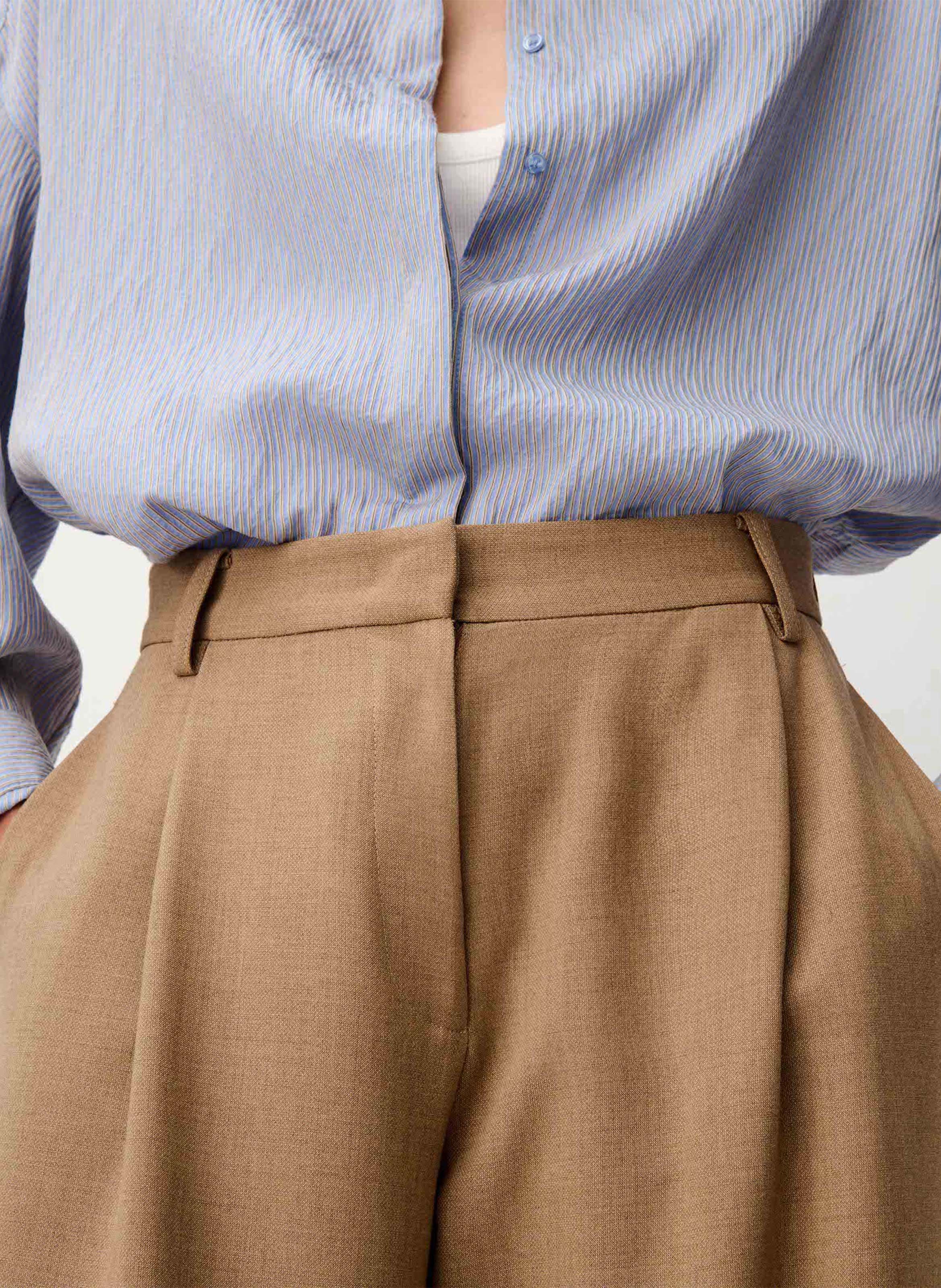Wide trousers SESSUN Beige