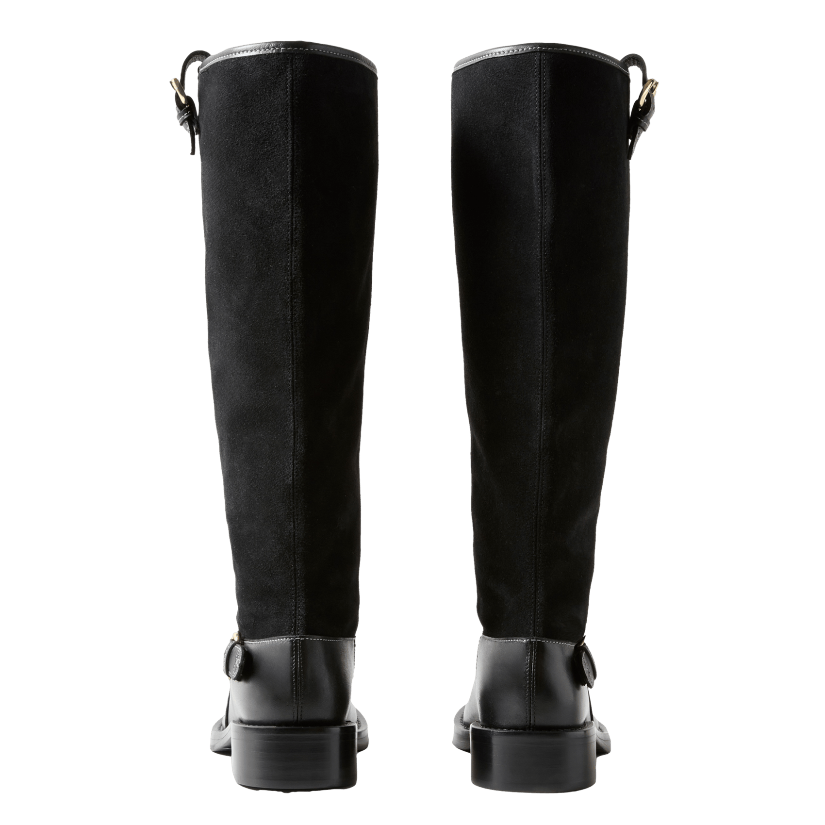 Bottes bi-matière à boucle CLAUDIE PIERLOT Noir