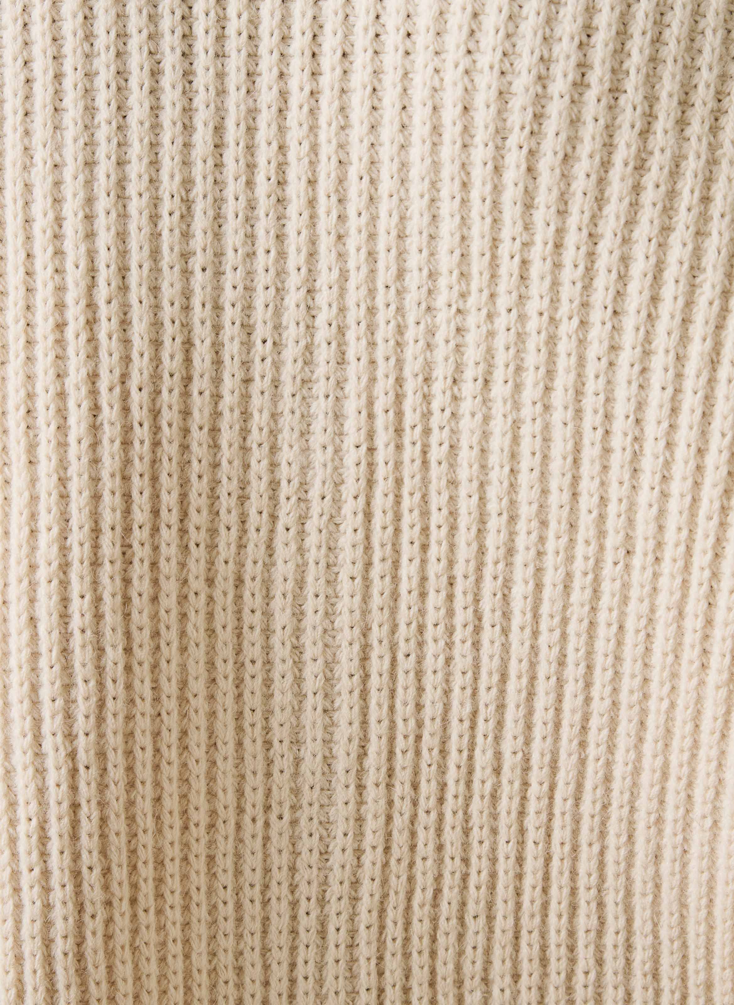 Oversized V-neck cardigan LA FEE MARABOUTEE White