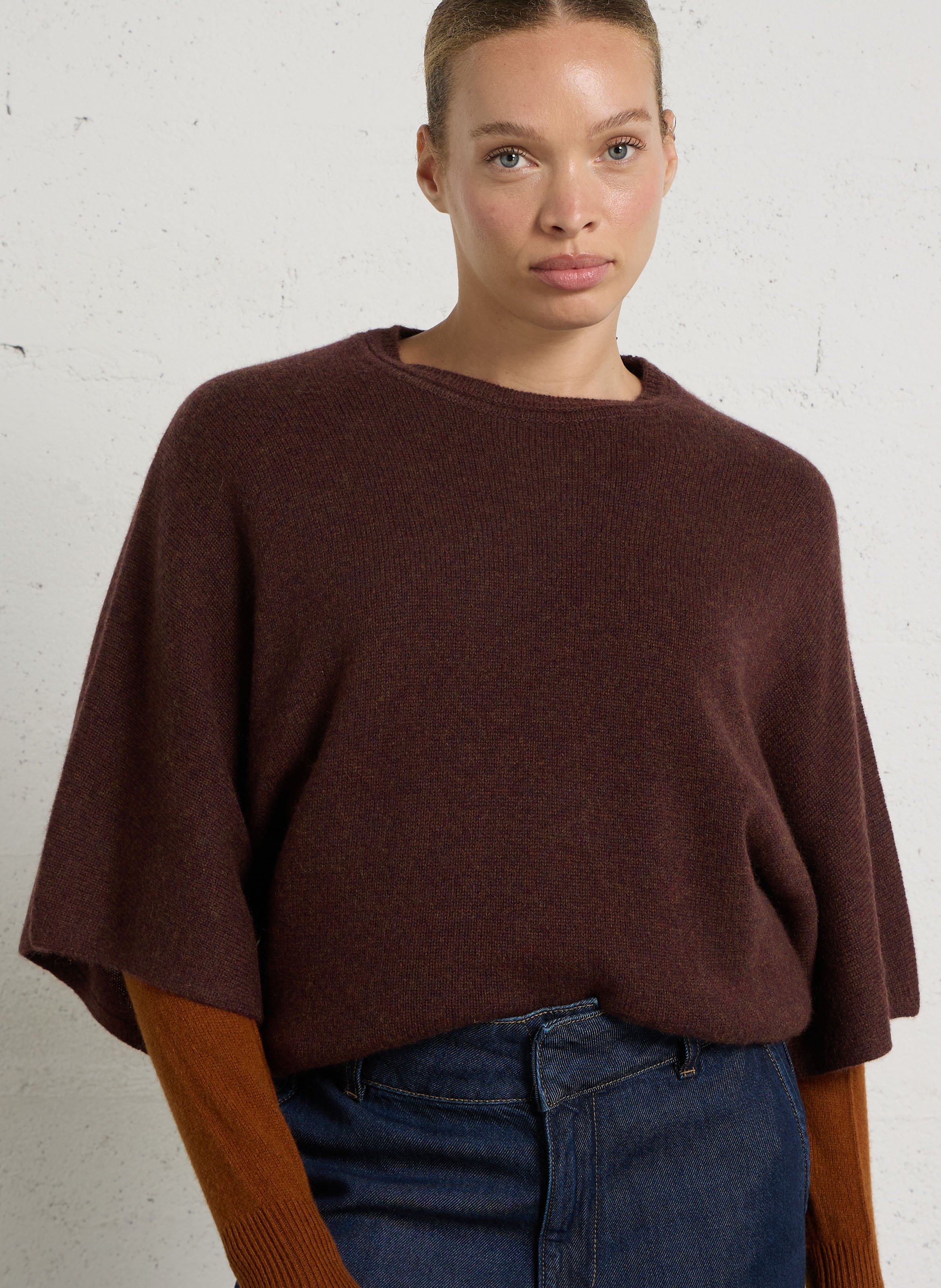 Pull col rond en cachemire MAISON 123