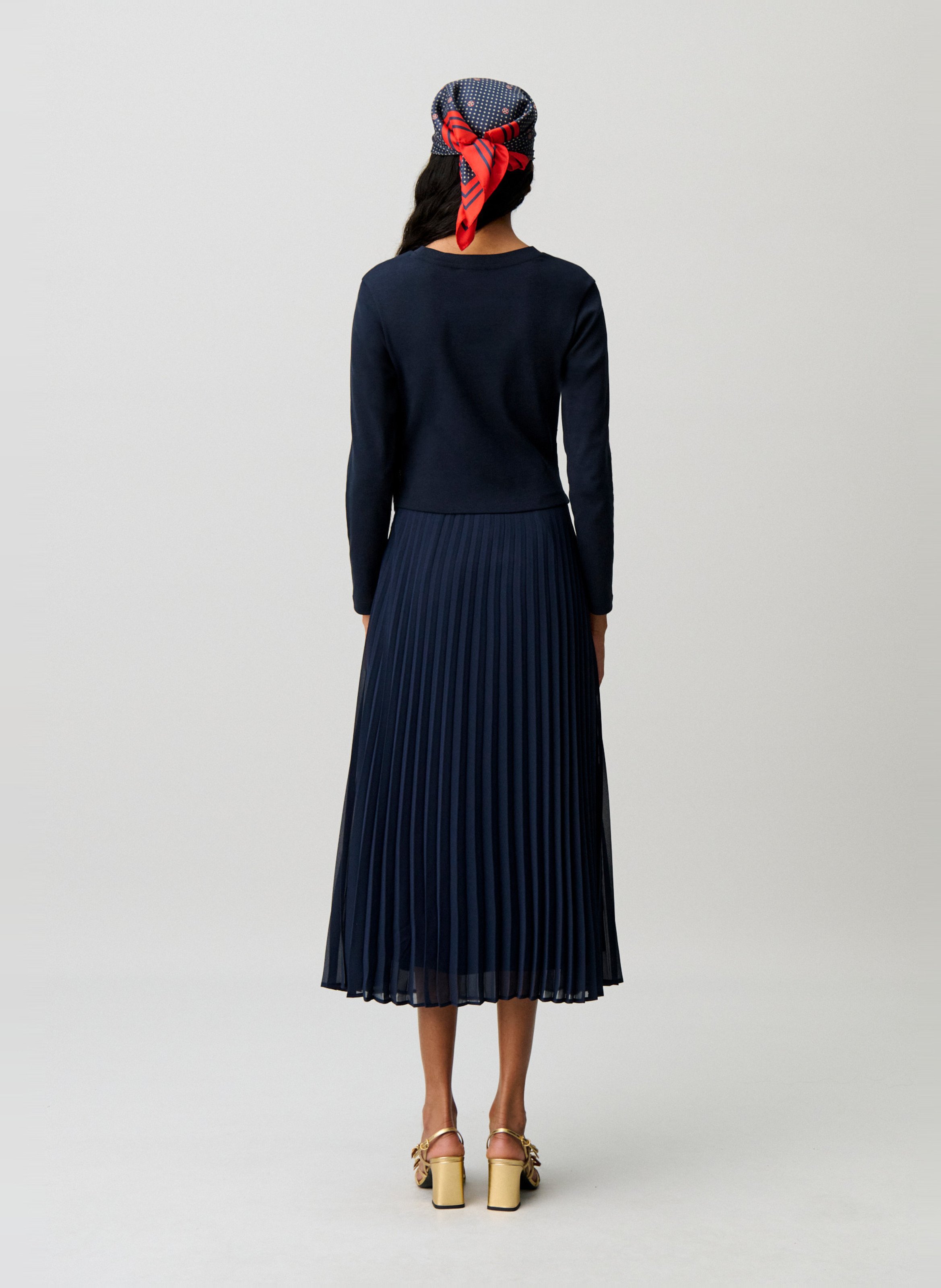 Robe longue évasée CLAUDIE PIERLOT Bleu