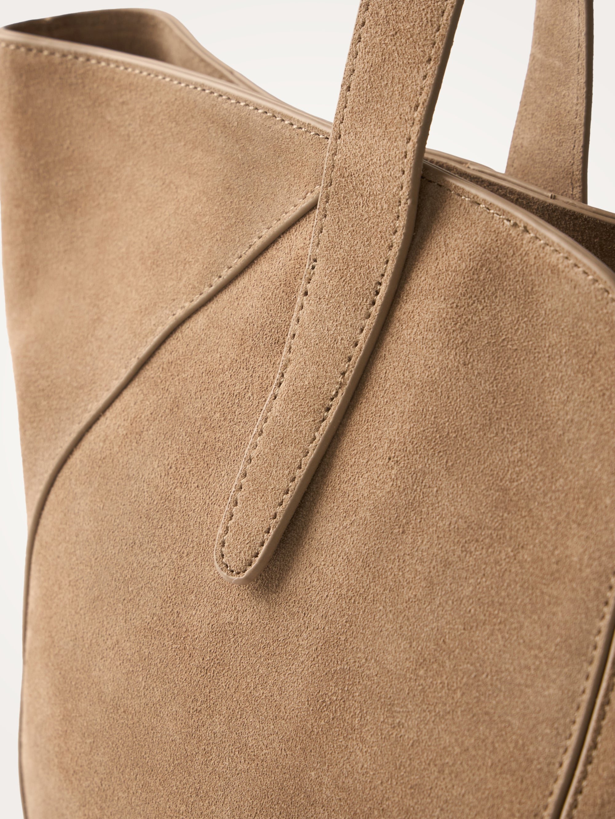 Oversized tote bag with handles and shoulder strap VANESSA WU Beige