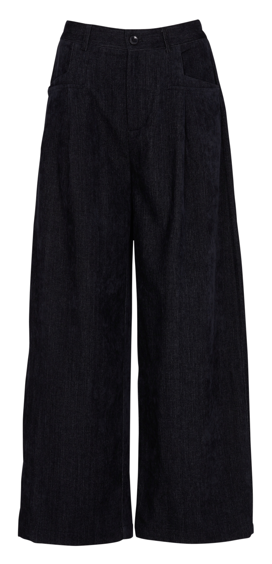 Wijde broek met hoge taille THE KORNER Blauw