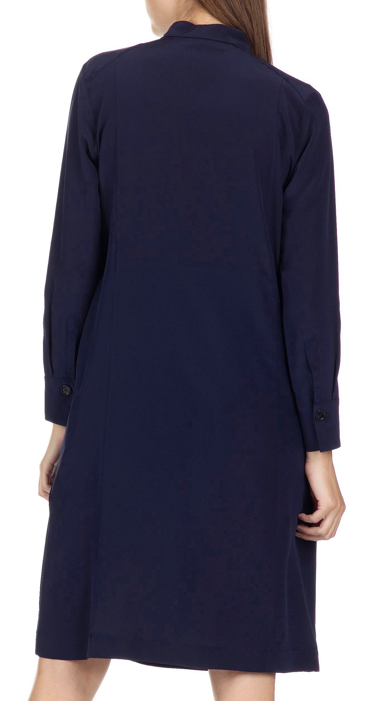 Silk shirt dress  MOMONI Blue