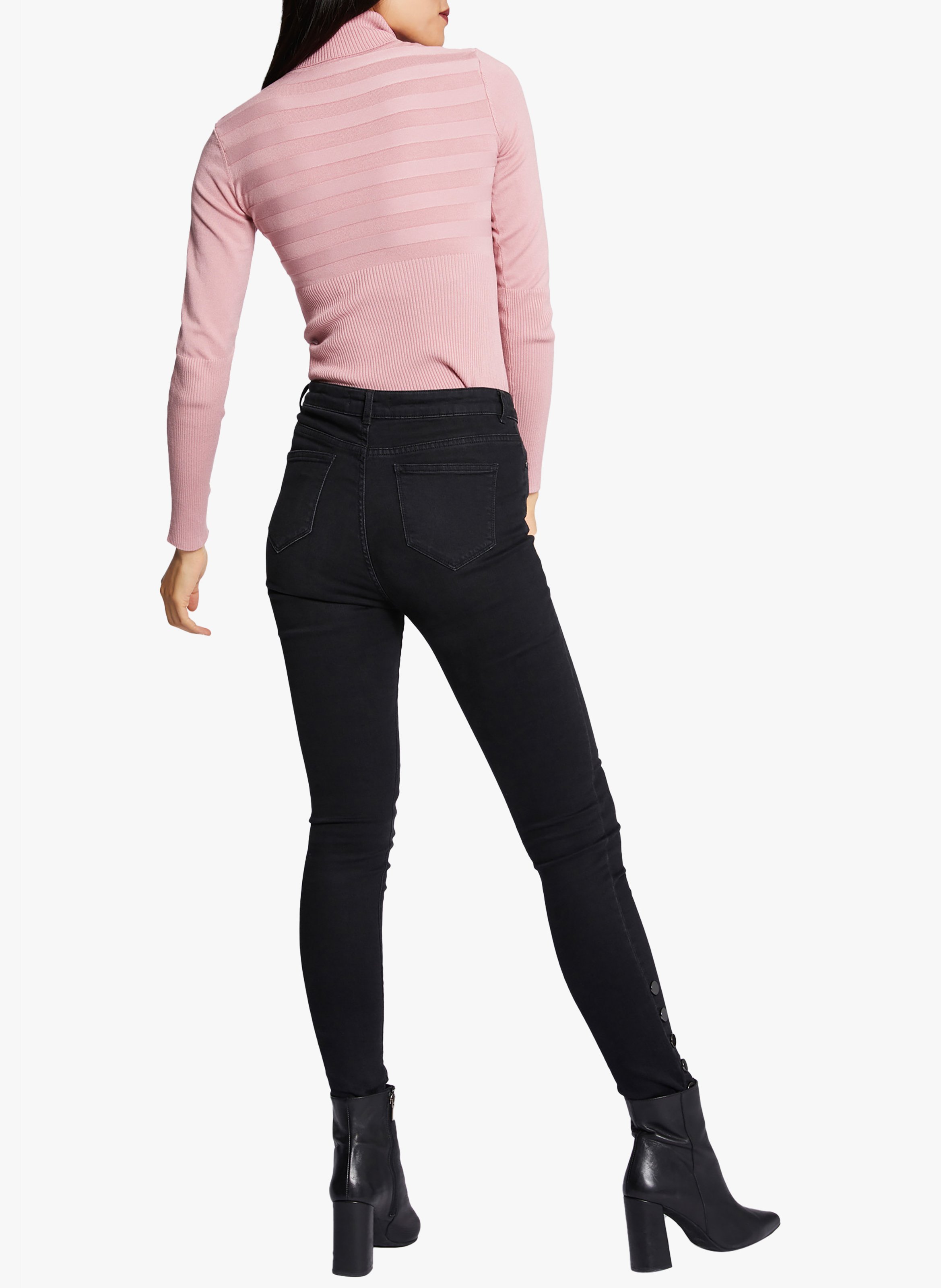 Turtleneck sweater MORGAN Pink