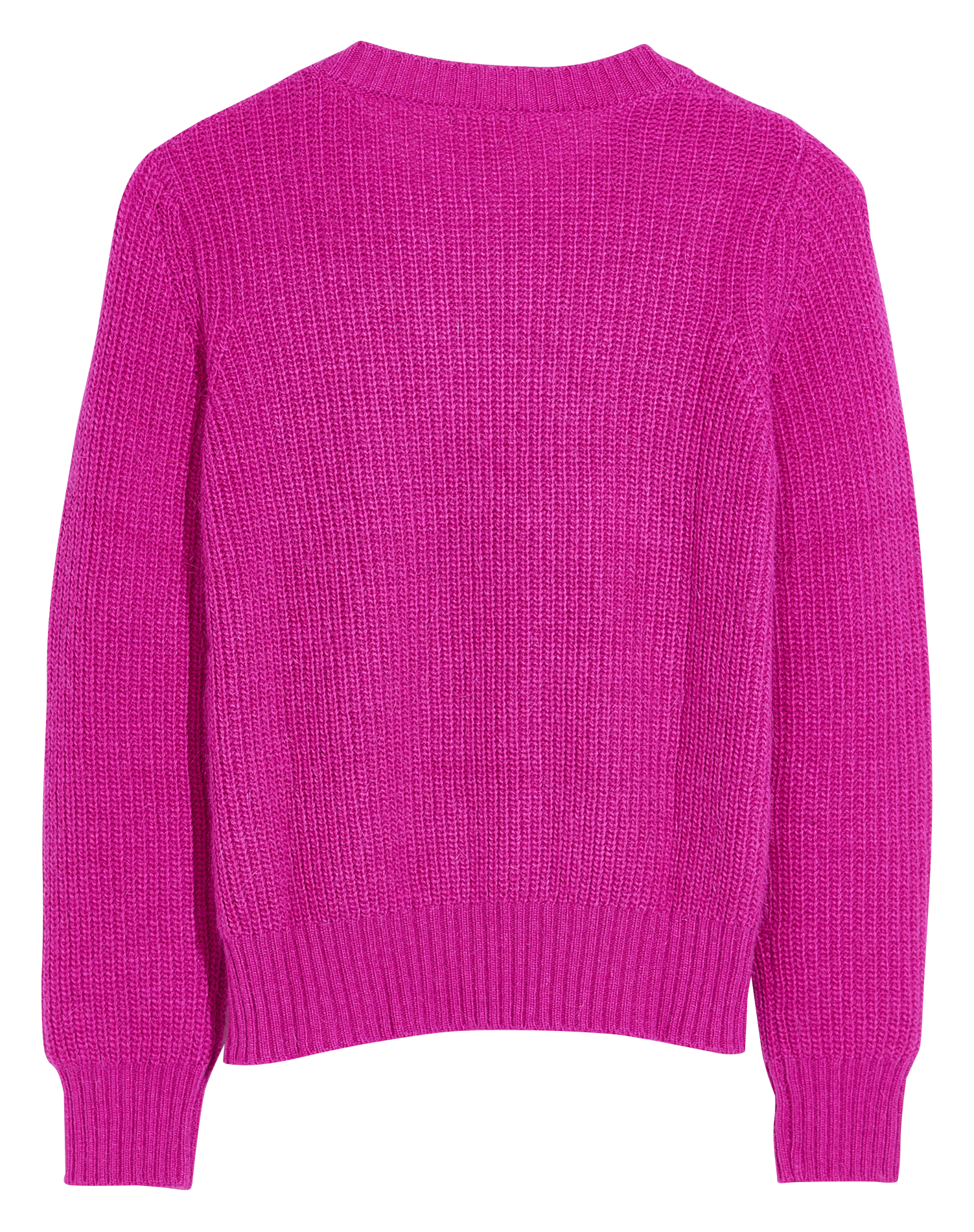Ribbed knit round-neck sweater BELLEROSE Pink