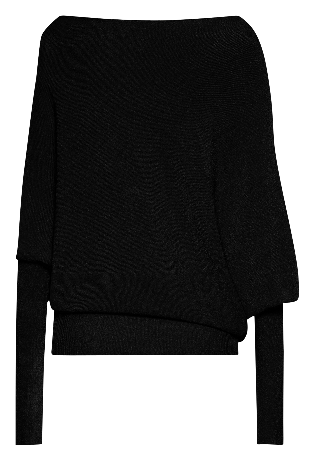 Top asymétrique ample WOLFORD Noir