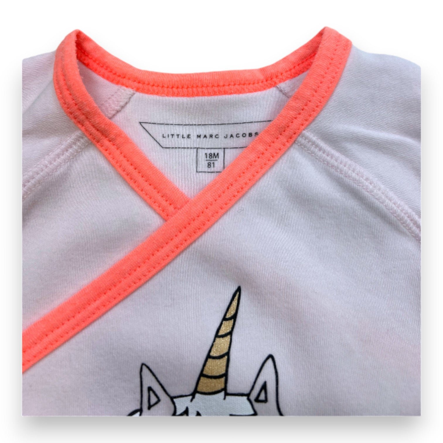 Pink baby bodysuit - 18 months MARC JACOBS - Seconde Main Pink