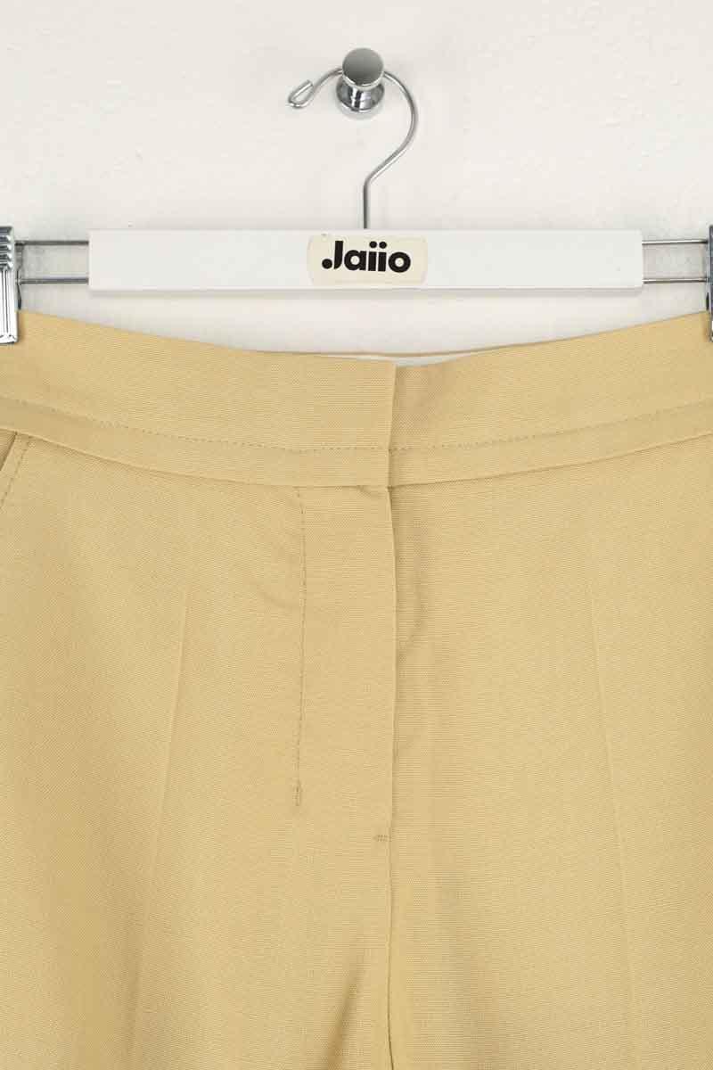 Yellow straight pants JACQUEMUS- Seconde Main Yellow