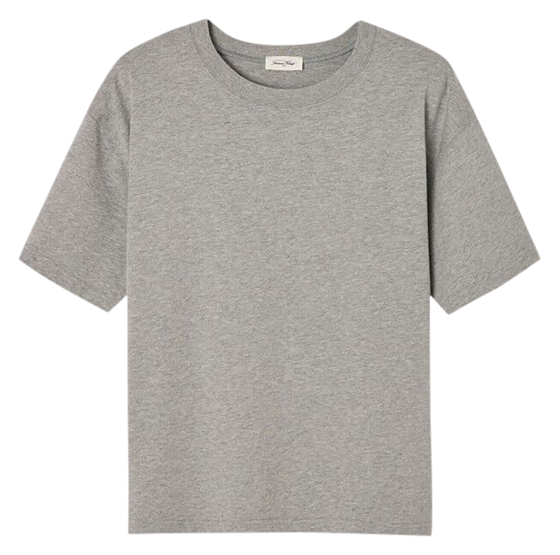 Loose-fit round-neck cotton T-shirt FIZVALLEY Gris chine