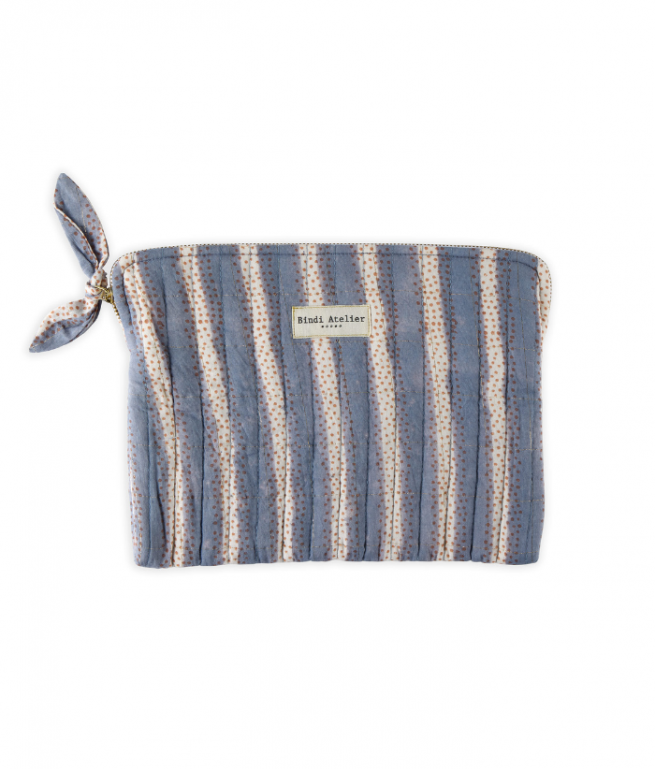 Flat clutch bag BINDI ATELIER Blue