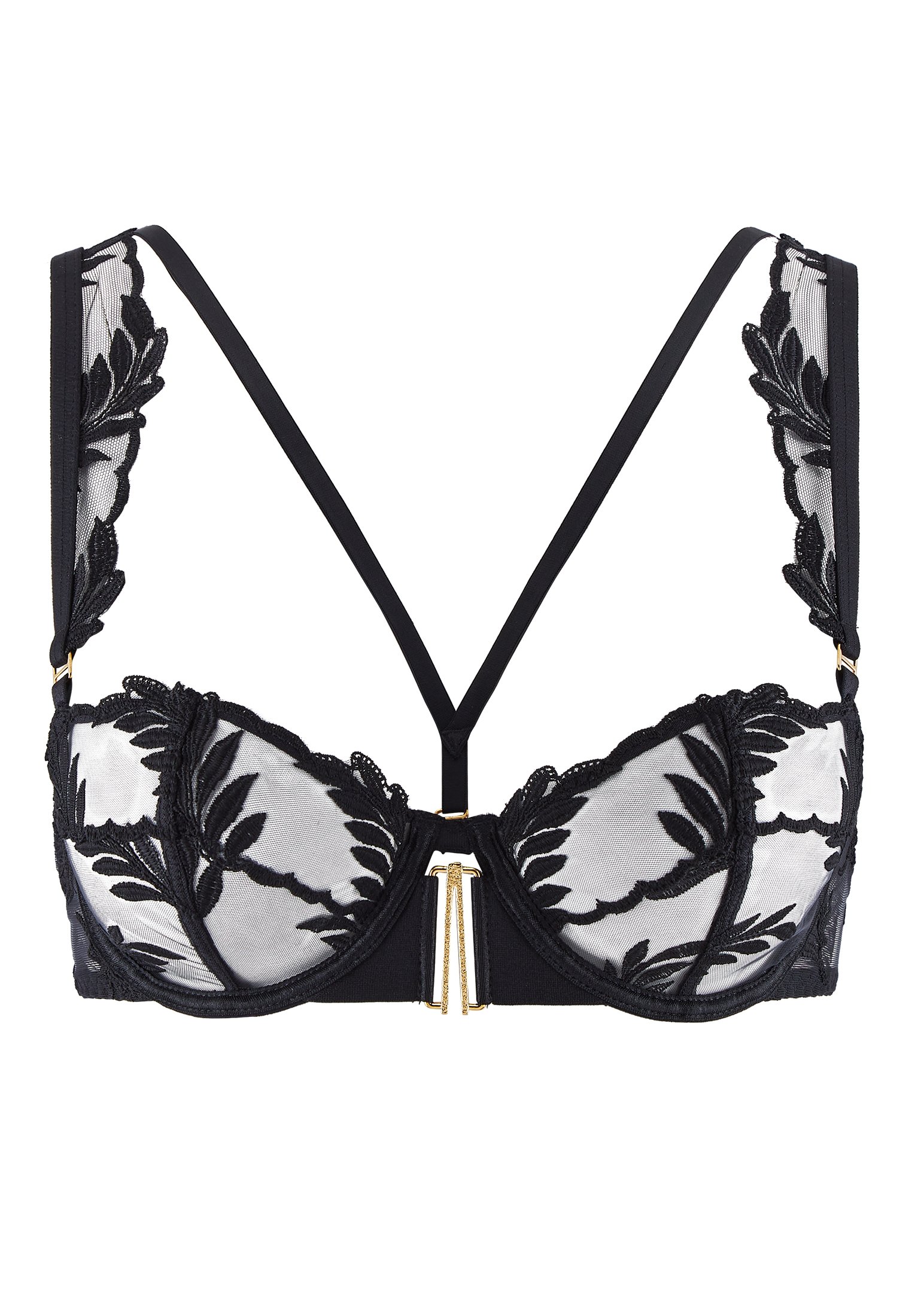 A Fleur De Toi demi-cup bra AUBADE Black