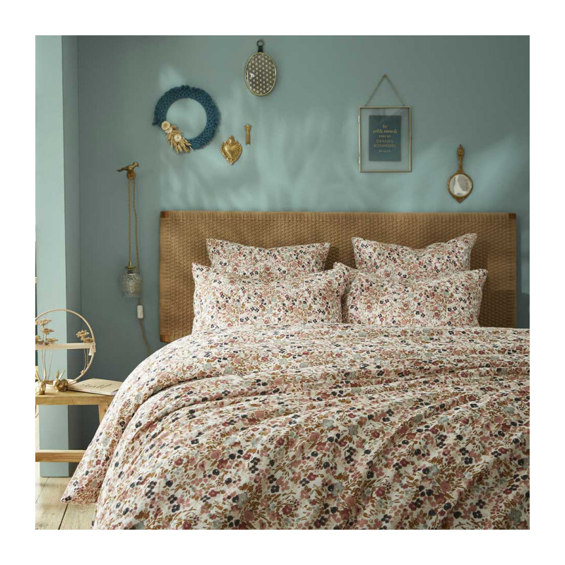 "Capucine" duvet cover all sizes "cotton gauze" L'EFFET PAPILLON