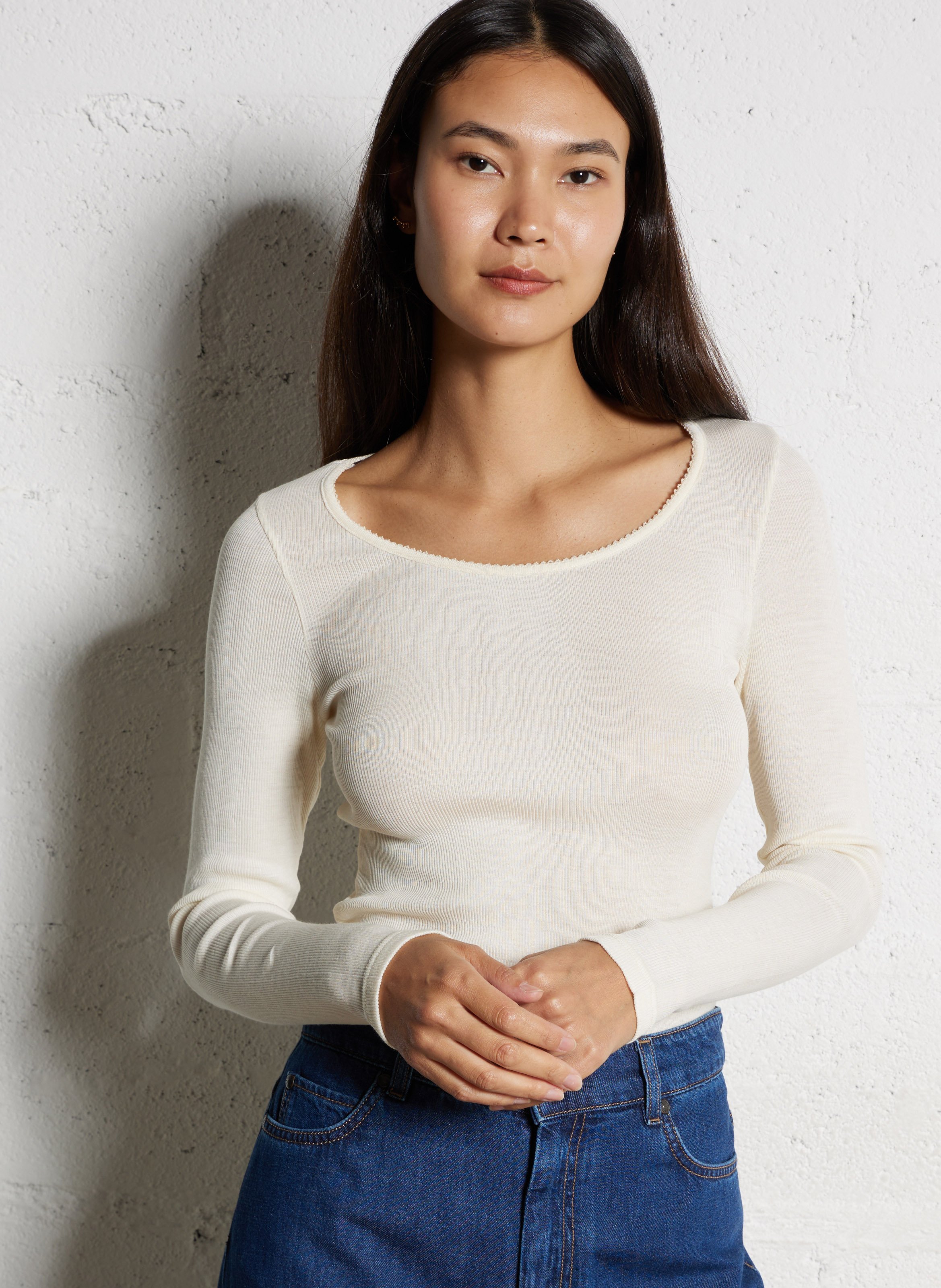 Tee-shirt manches longues uni ARMOR LUX