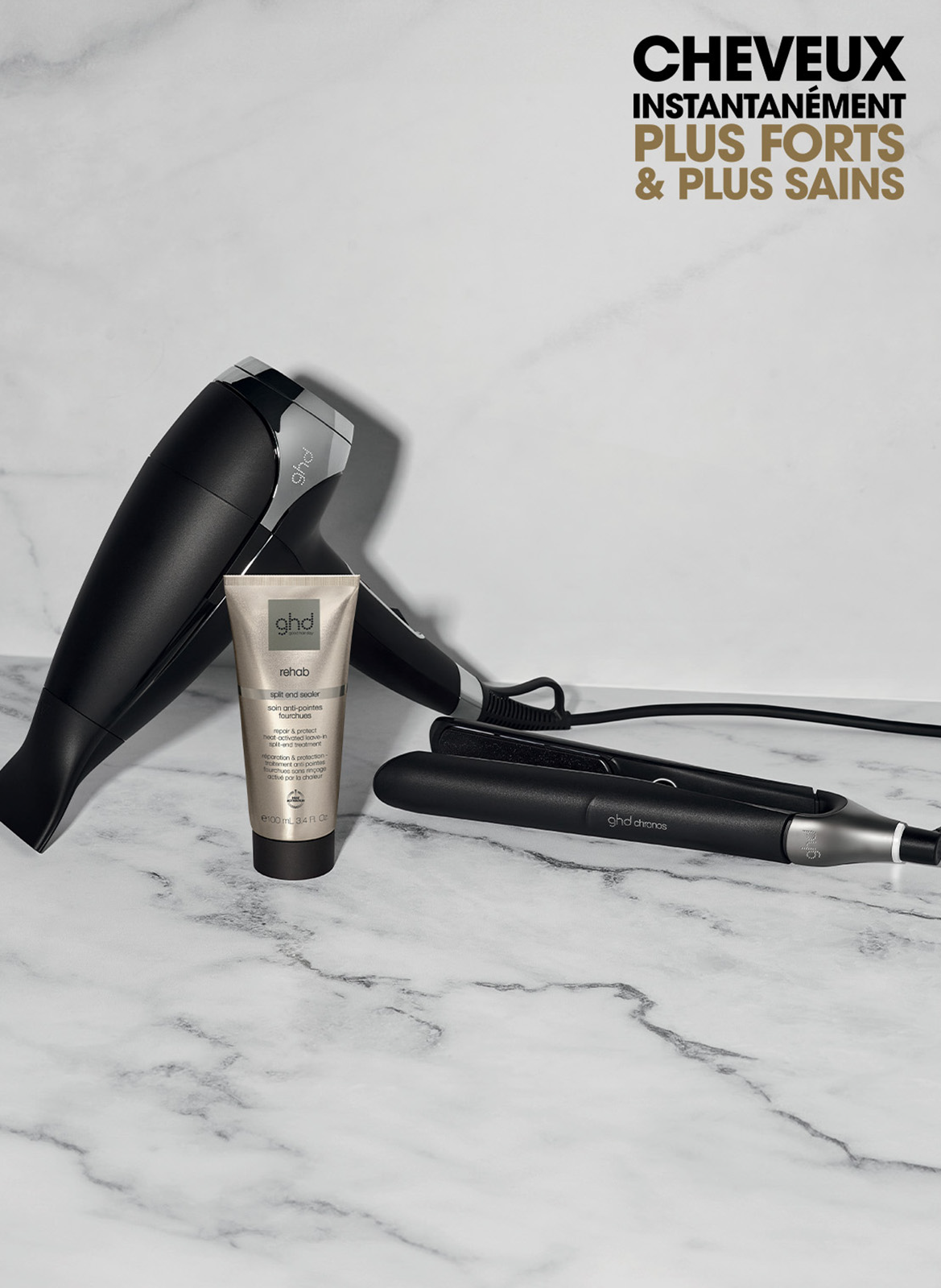 GHD REHAB - ANTI-SPLIT END TREATMENT GHD Noir