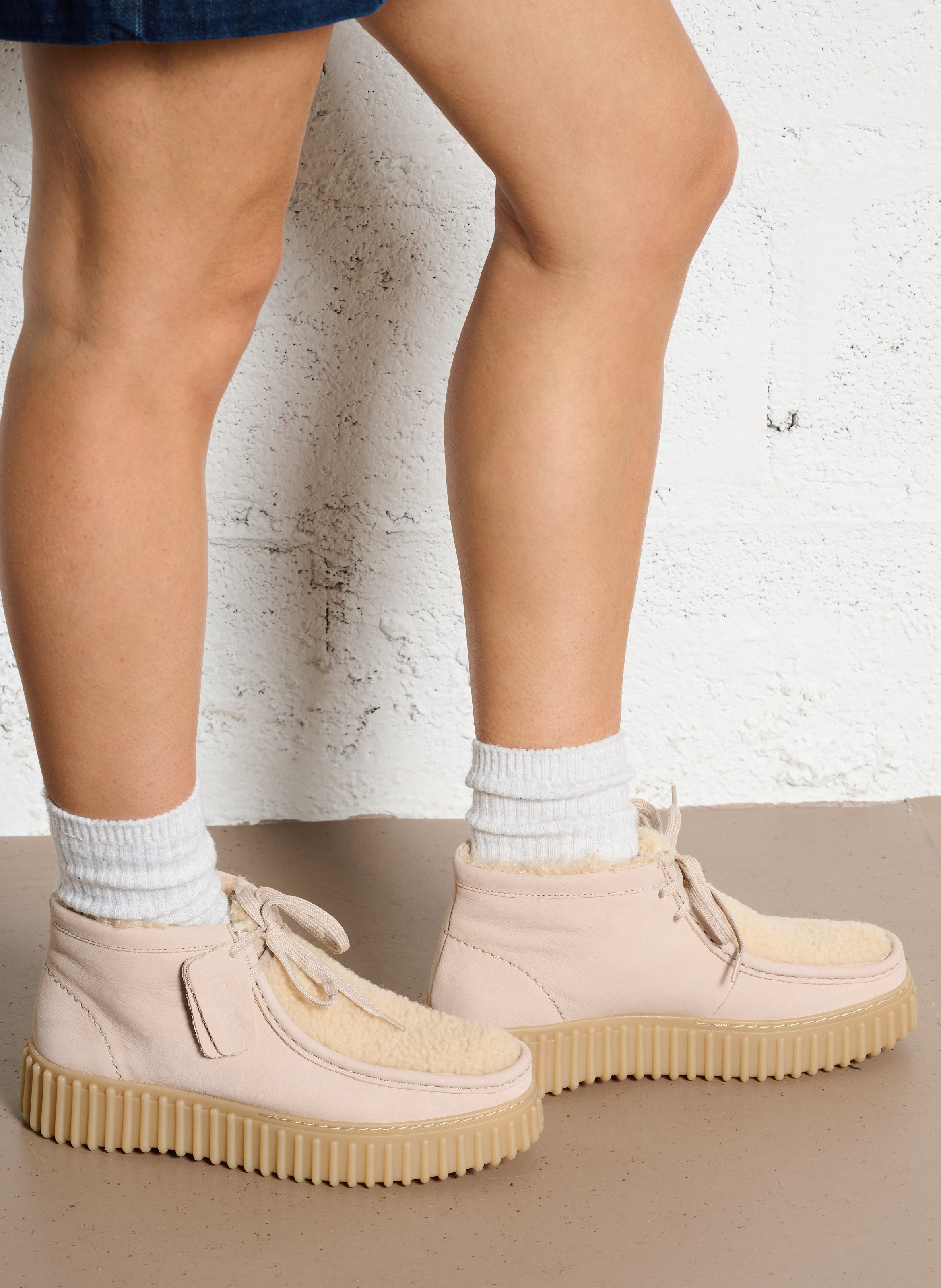 Arthus - Lederschnürschuhe  CLARKS Beige