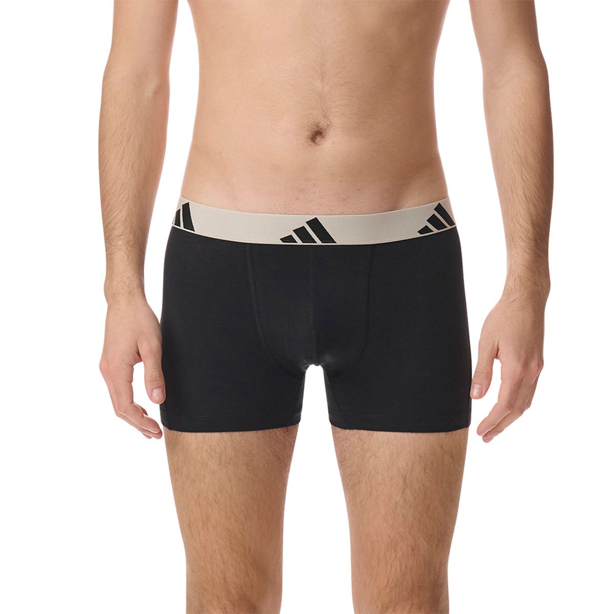 Active flex cotton boxer shorts, pack of 2 ADIDAS UNDERWEAR Black