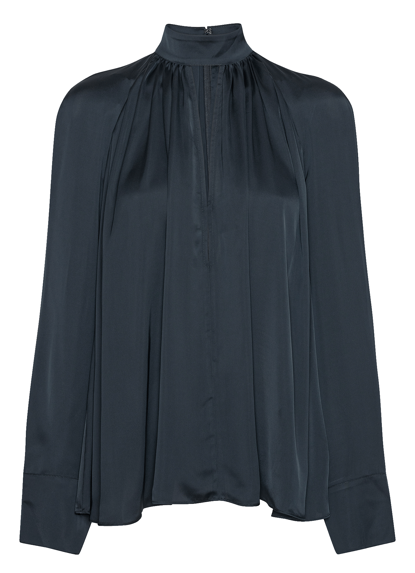 Flowy straight blouse with long sleeves ROTATE Blue