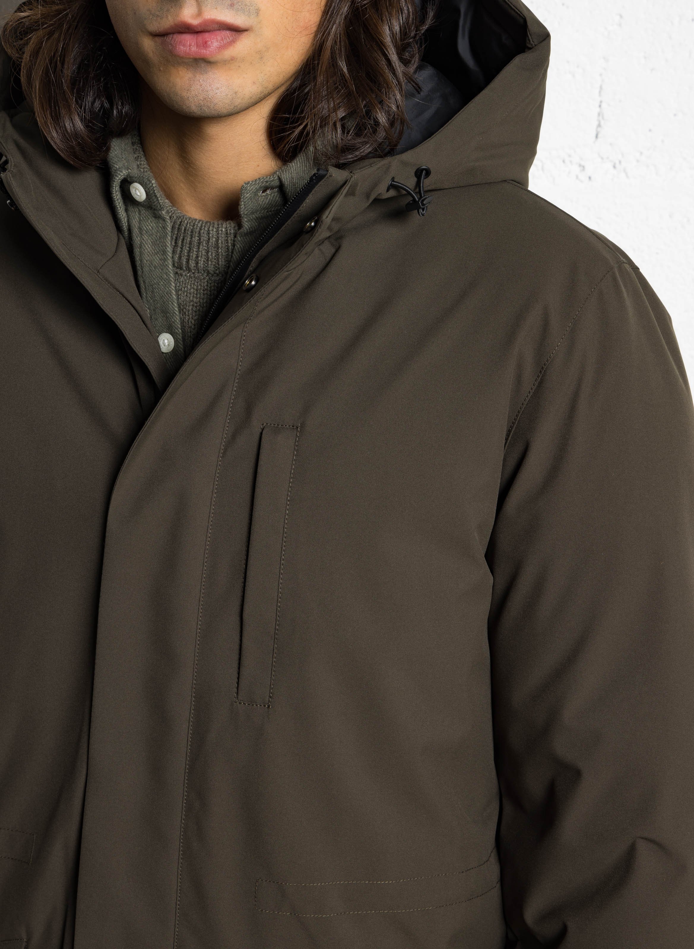 Parka oversize col montant CHEVIGNON Kaki