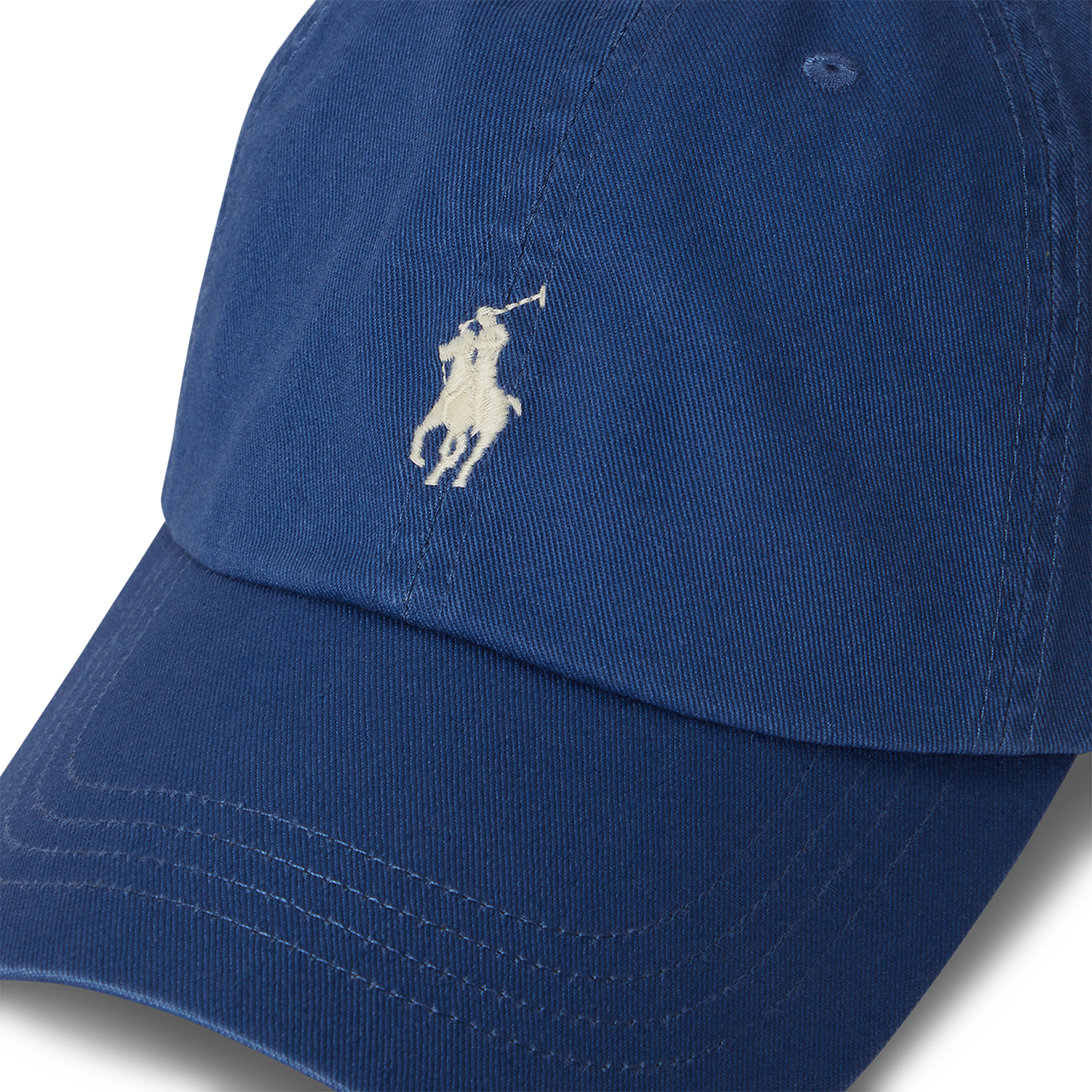 Embroidered cotton cap POLO RALPH LAUREN Blue