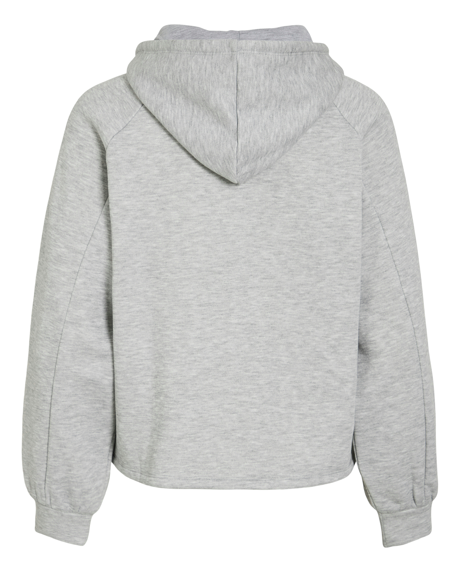 Oversized plain hooded sweatshirt VILA Grey