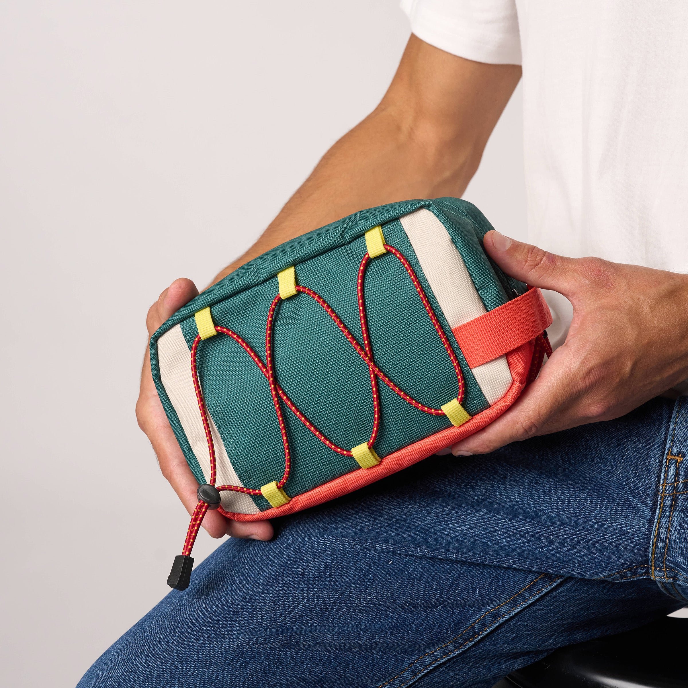 Trousse de toilette en polyester recyclé BILLYBELT Vert