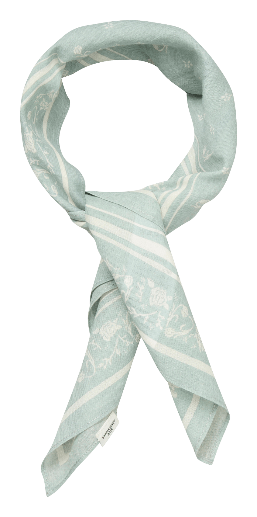 Printed cotton scarf BECKSONDERGAARD