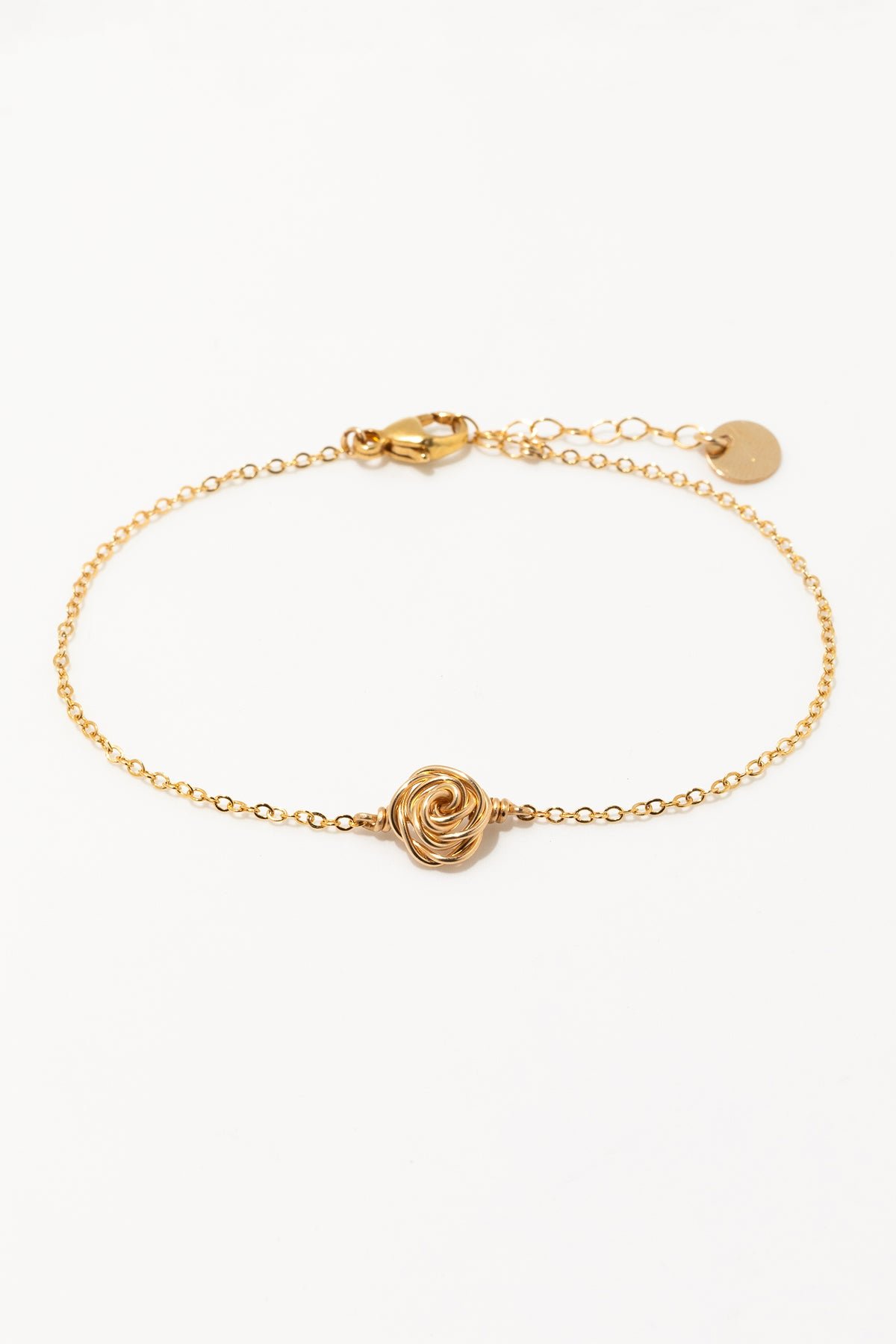 Pink bracelet YAY Golden