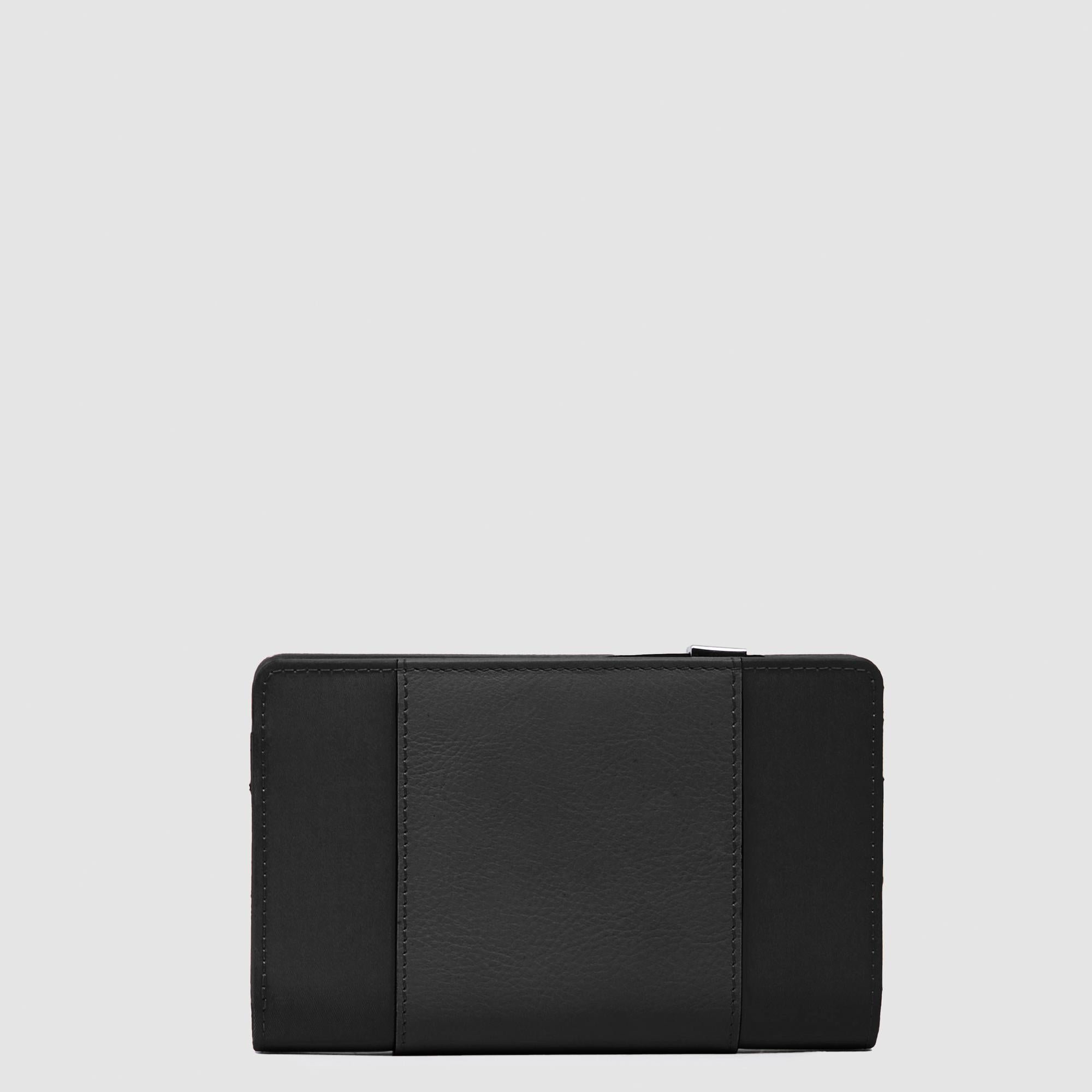 Portefeuille femme avec porte-monnaie PIQUADRO Noir